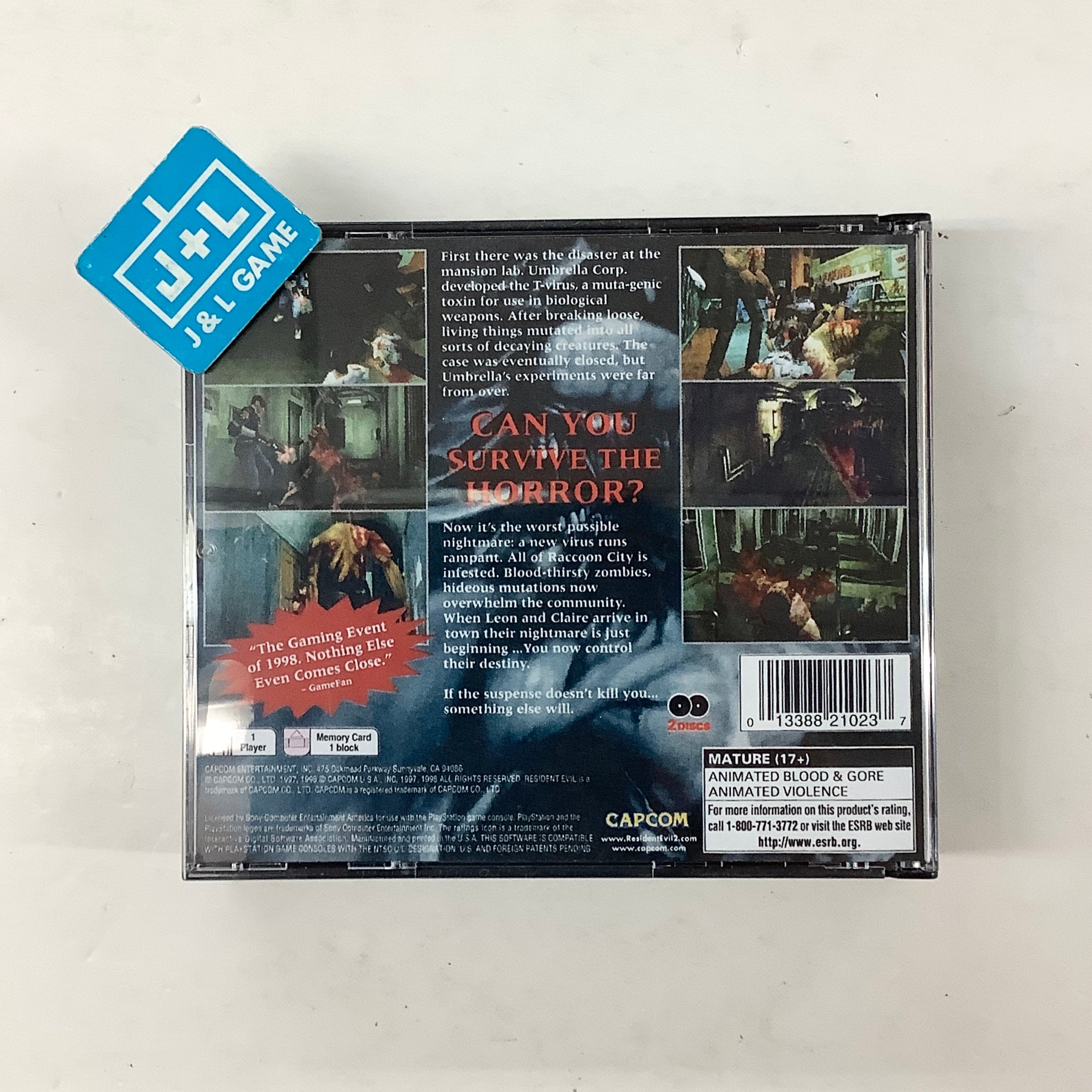 Resident Evil 2 - (PS1) PlayStation 1 [Pre-Owned] Video Games Capcom