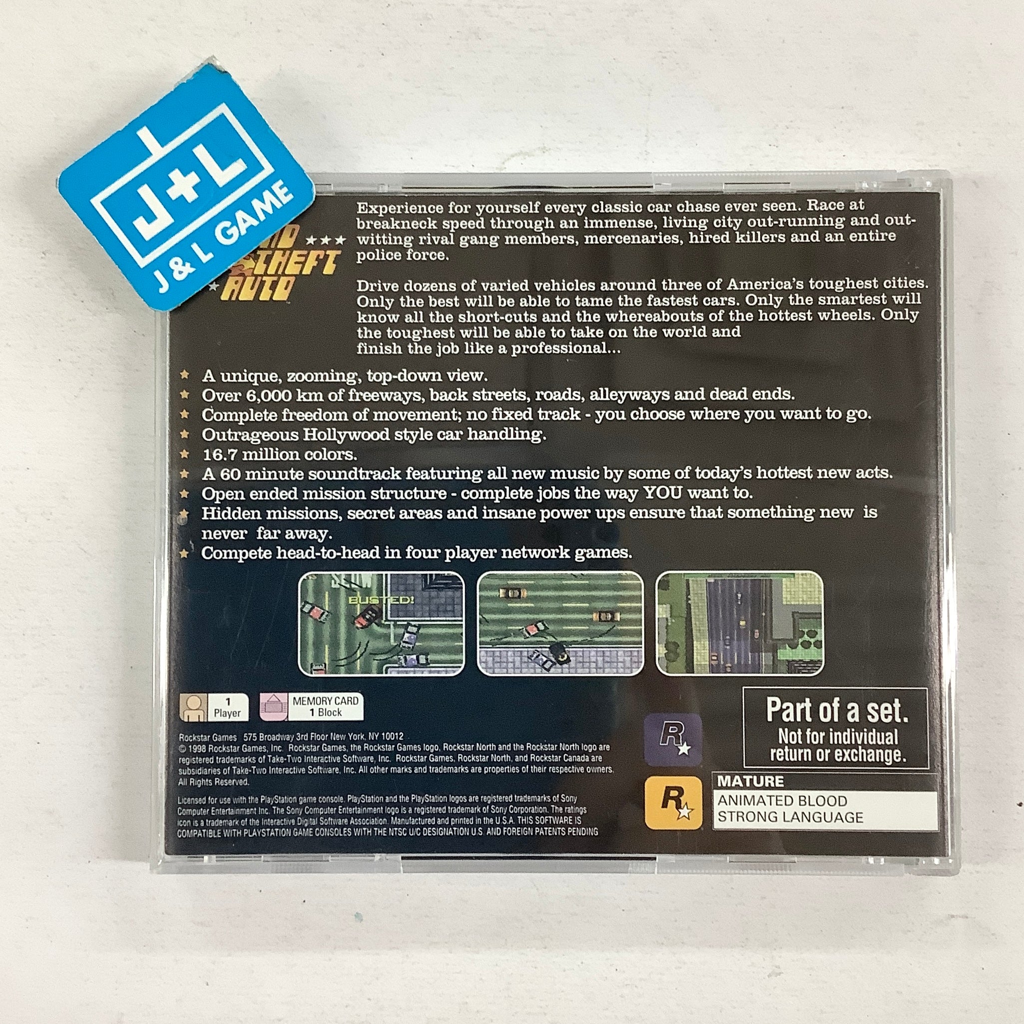 Grand Theft Auto: Collector's Edition - (PS1) PlayStation 1 [Pre-Owned] Rockstar Games