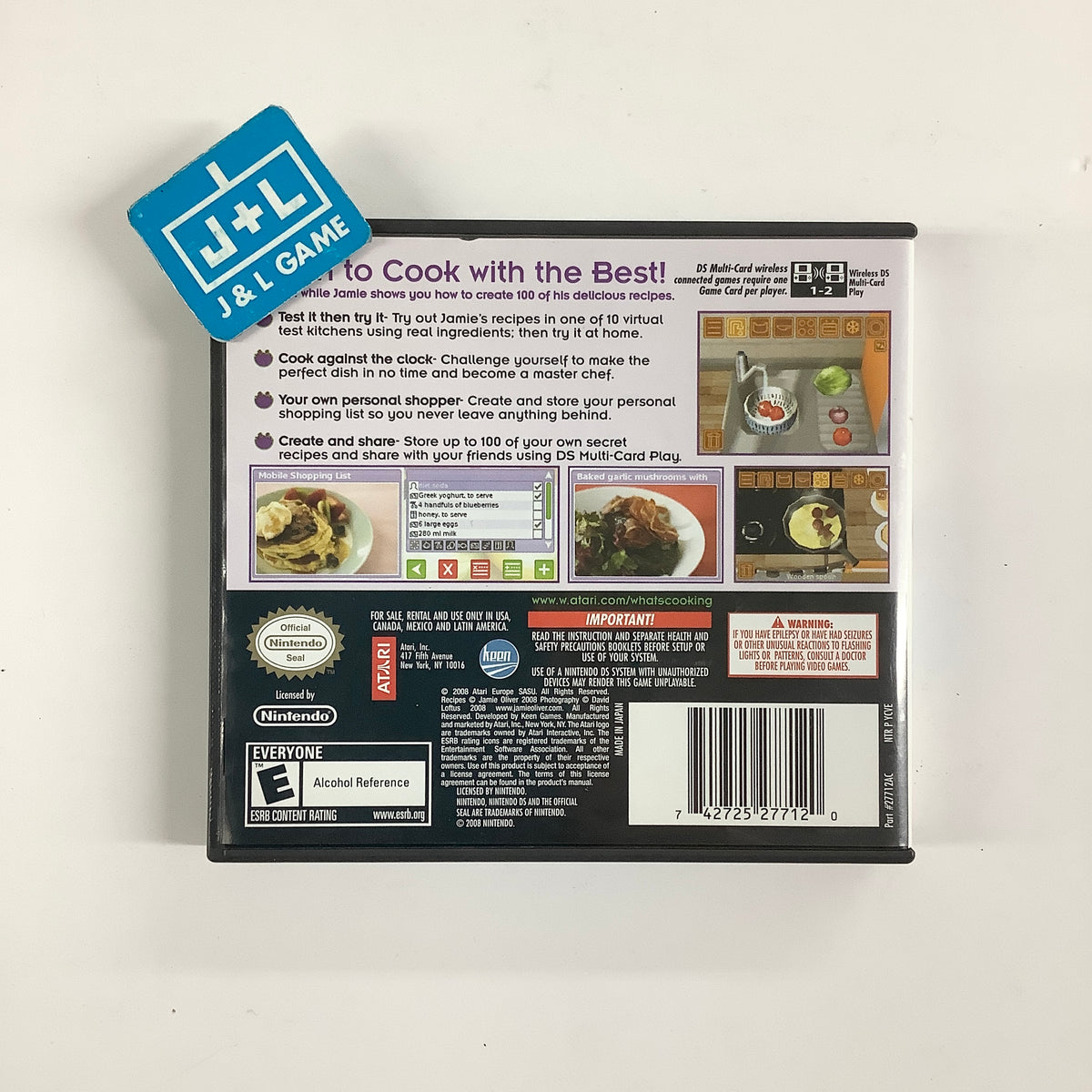 What's Cooking with Jamie Oliver - (NDS) Nintendo DS [Pre-Owned] Video Games Atari SA