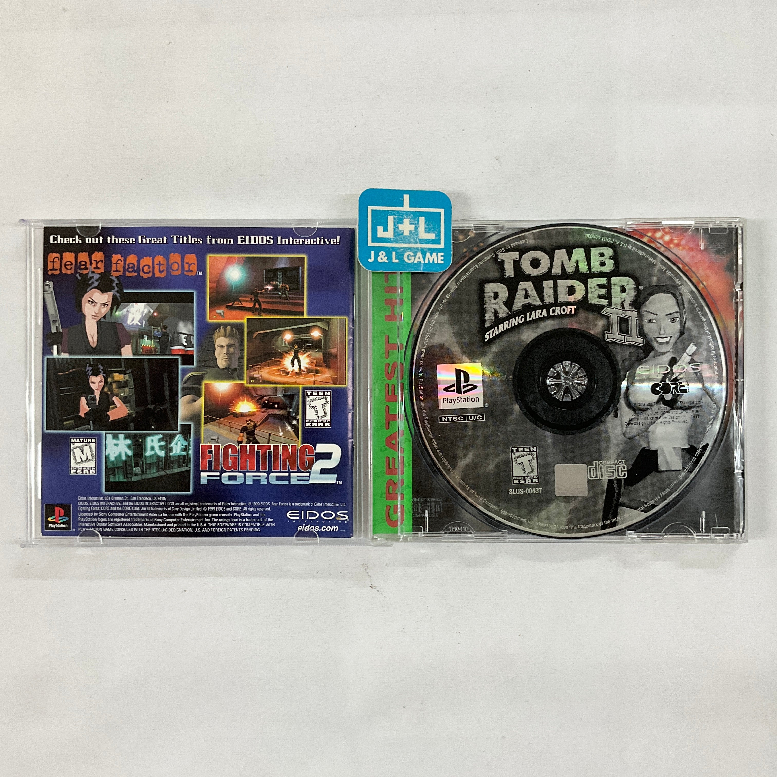 Tomb Raider II (Greatest Hits) - (PS1) PlayStation 1 [Pre-Owned] Video Games Eidos Interactive   