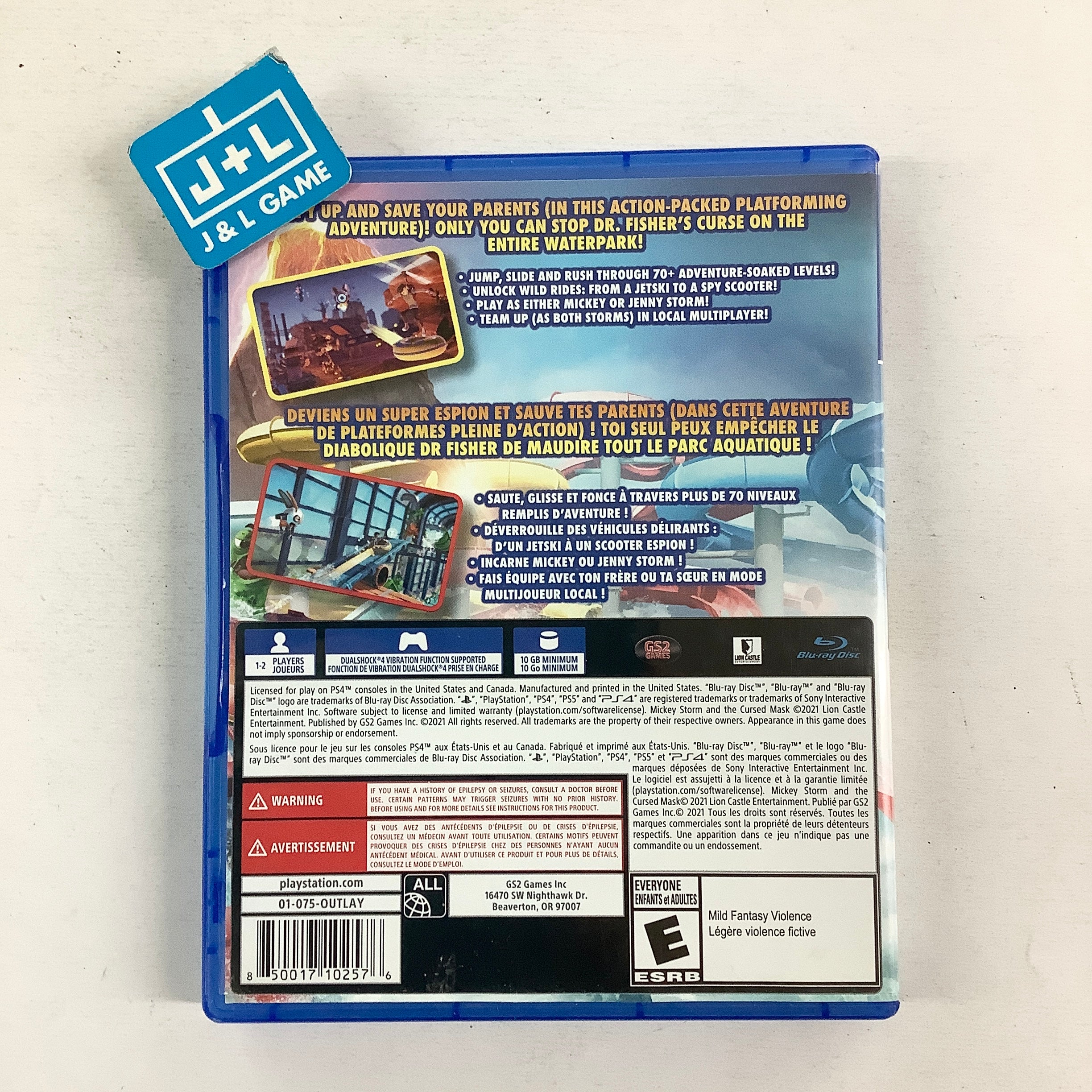Mickey Storm and the Cursed Mask - PlayStation 4 [Pre-Owned] Video Games Nintendo
