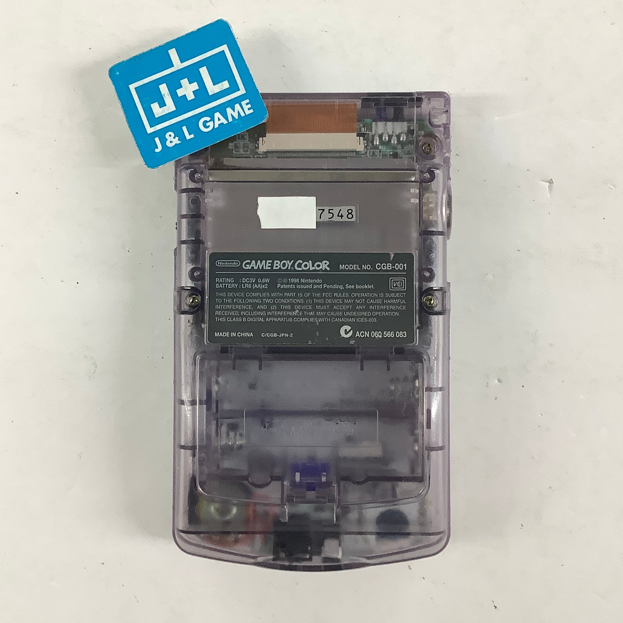 Nintendo Game Boy Color Console (Atomic Purple) - (GBC) Game Boy Color [Pre-Owned] Consoles Nintendo
