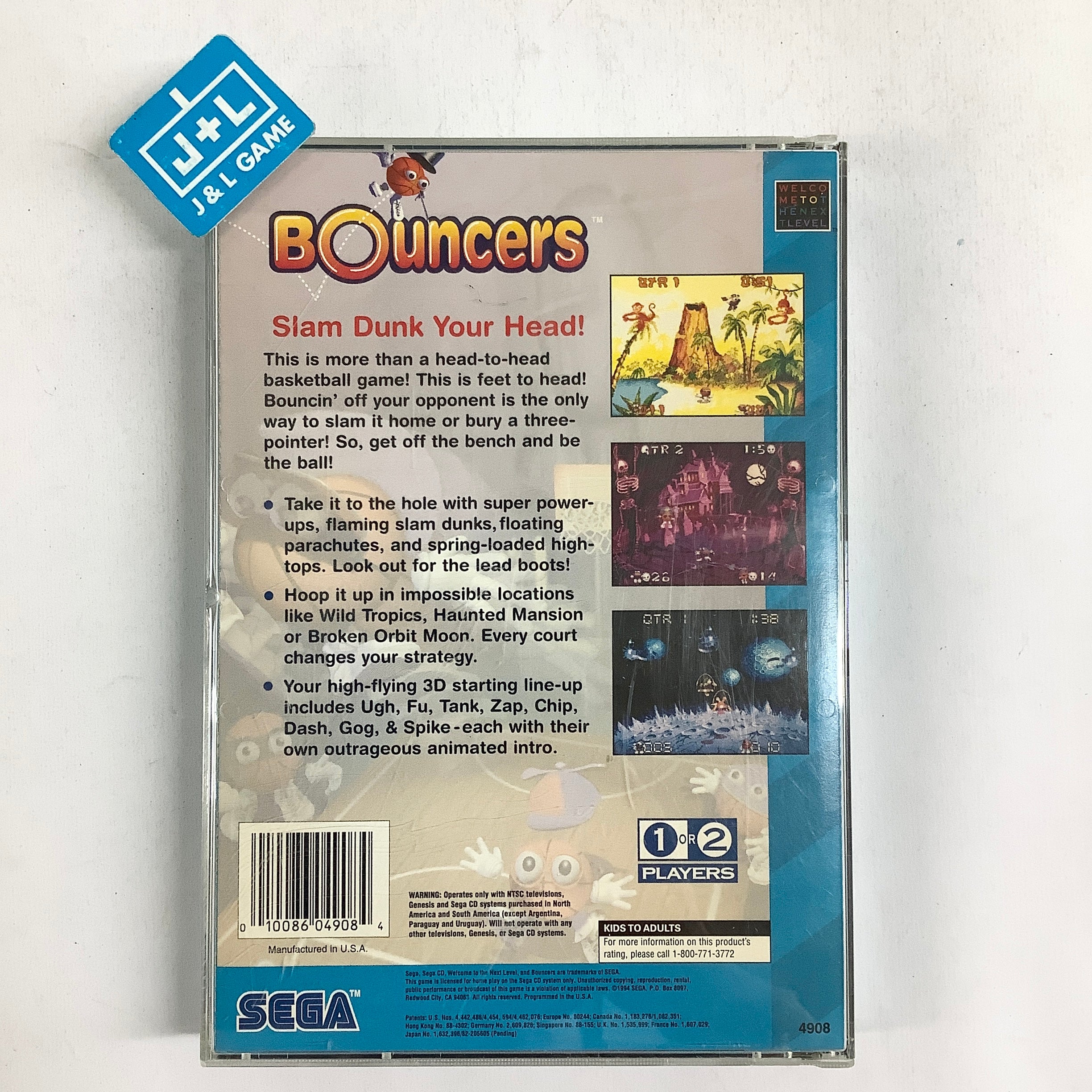 Bouncers - (SCD) SEGA CD [Pre-Owned] Video Games Sega