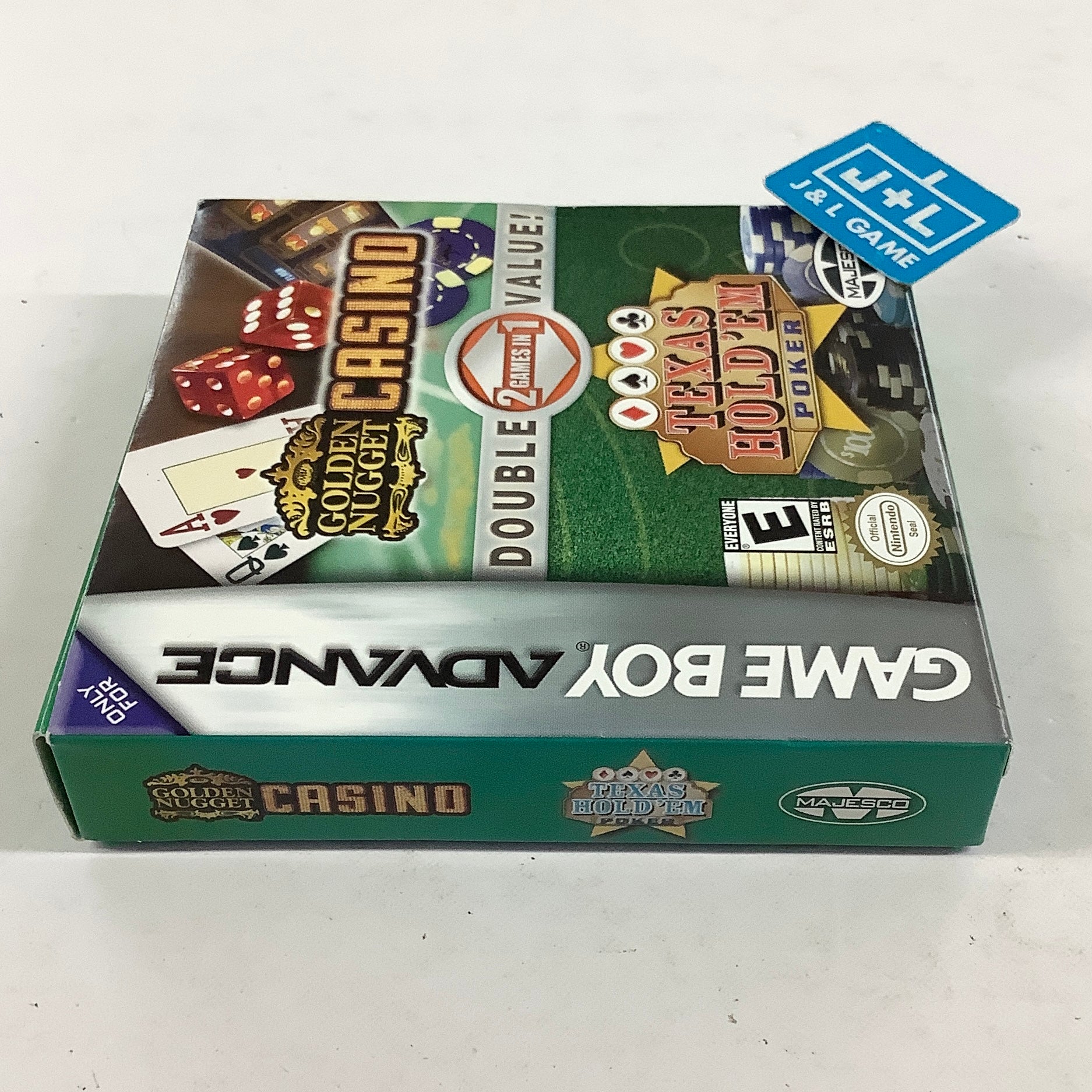 Golden Nugget Casino / Texas Hold 'Em Double Pack - (GBA) Game Boy Advance [Pre-Owned]