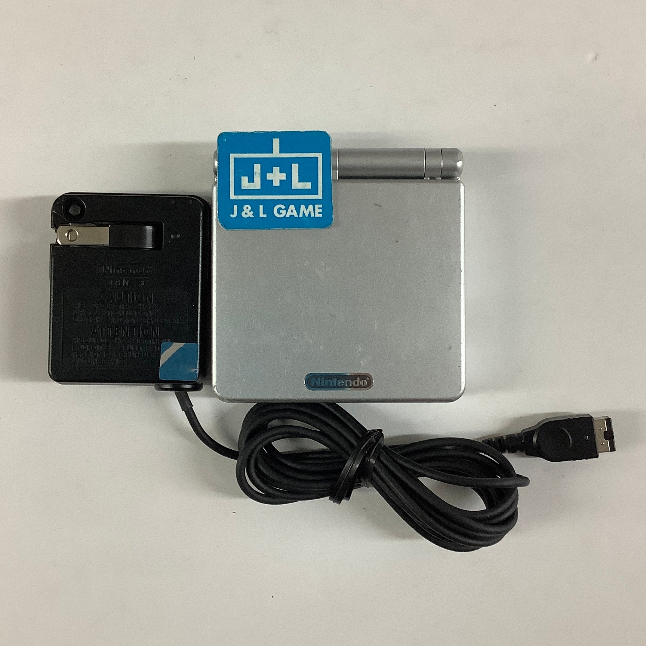 Nintendo Game Boy Advance SP Console AGS-001 (Silver) - (GBA) Game Boy Advance SP [Pre-Owned]