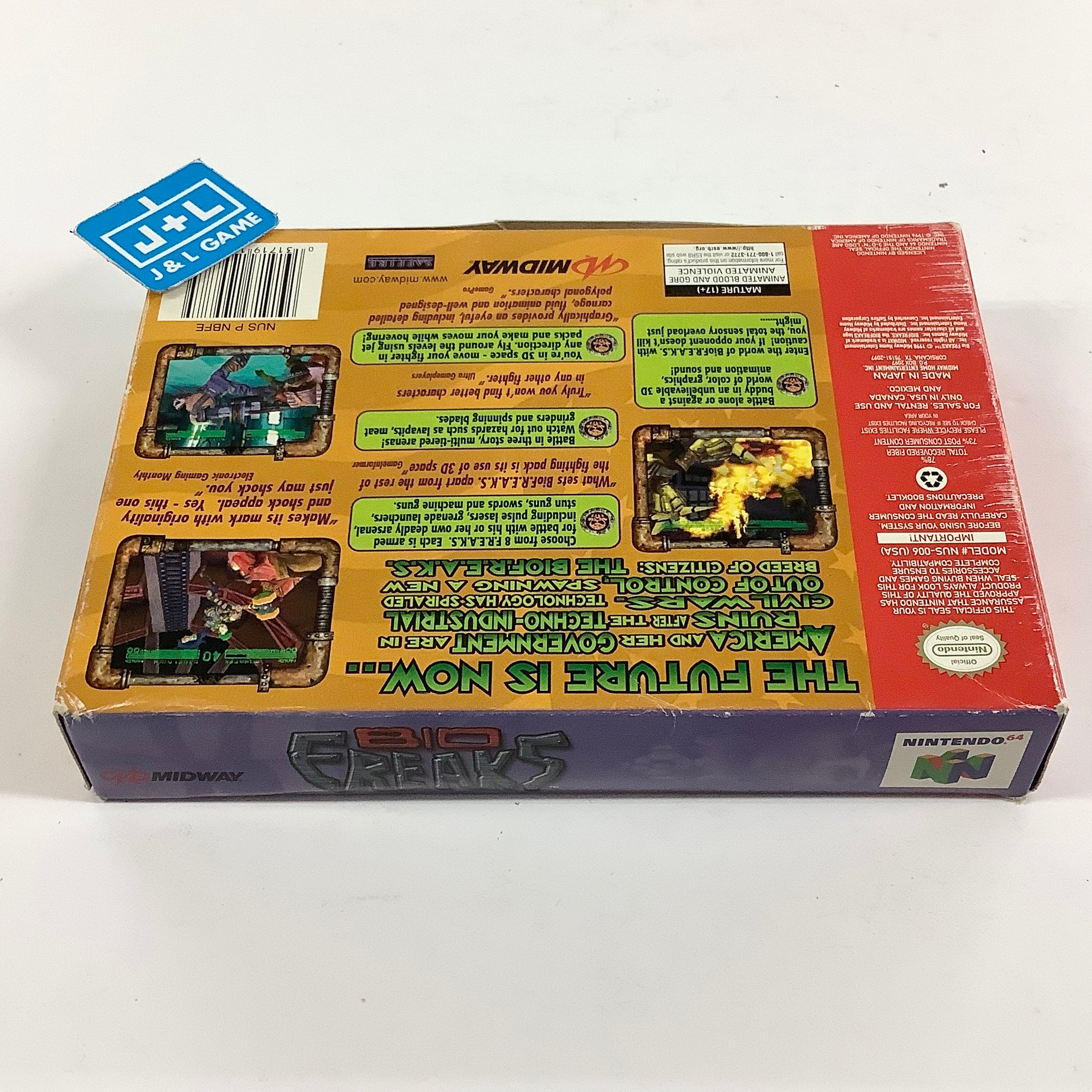 Bio FREAKS - (N64) Nintendo 64 [Pre-Owned]