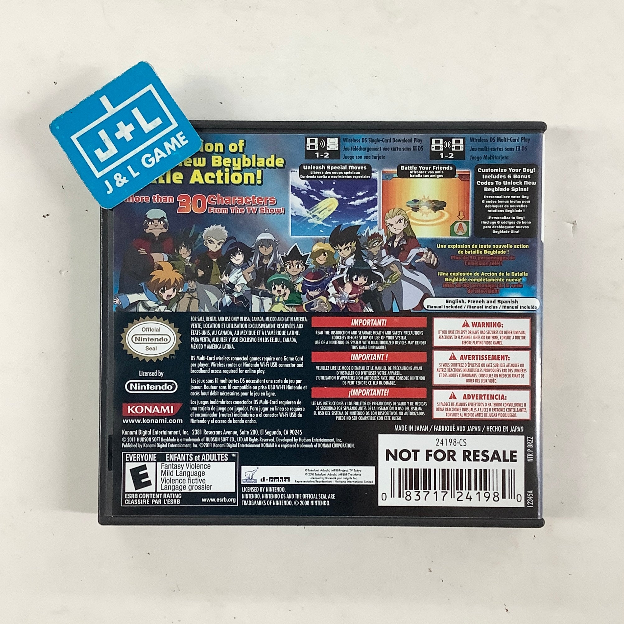 Beyblade: Metal Masters (Green) - (NDS) Nintendo DS [Pre-Owned] Video Games Konami