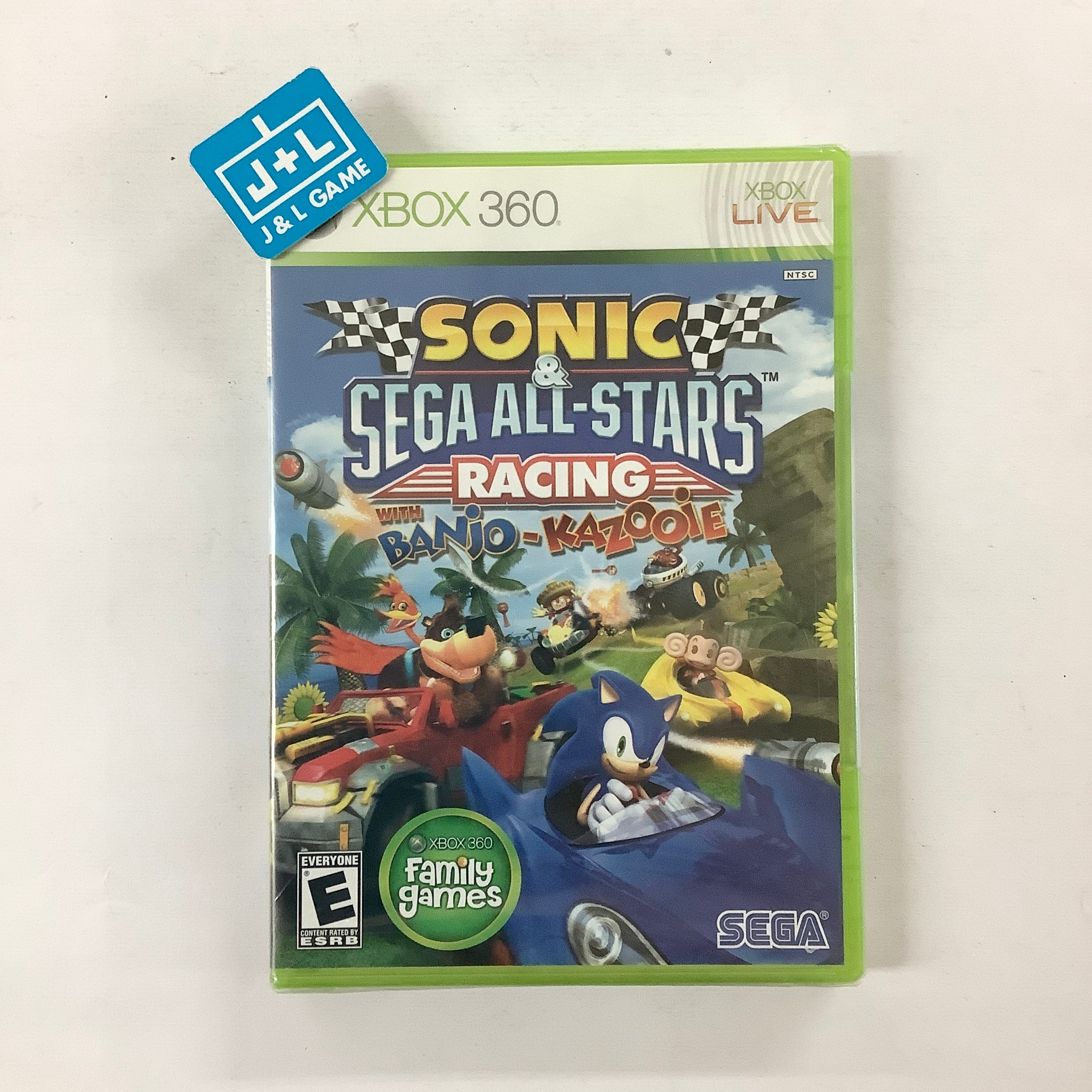 Sonic & Sega All-Stars Racing with Banjo-Kazooie - Xbox 360 Video Games Sega   