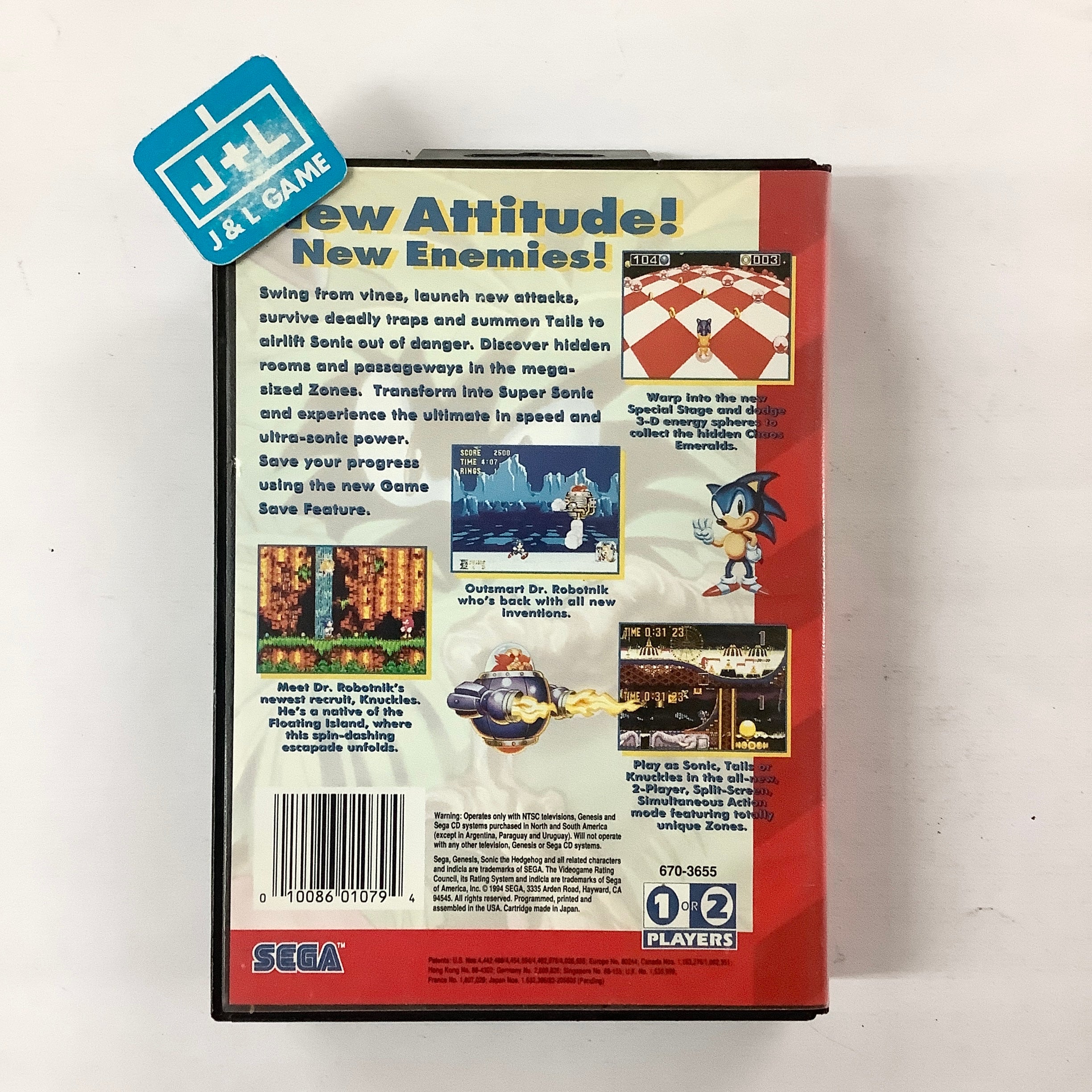 Sega Mega Drive - Sonic 3 / Komplett OVP / CIB (Gebraucht) in Inwil für Sega Mega Drive - Sonic 3 / Komplett OVP / CIB (Gebraucht) in Inwil für