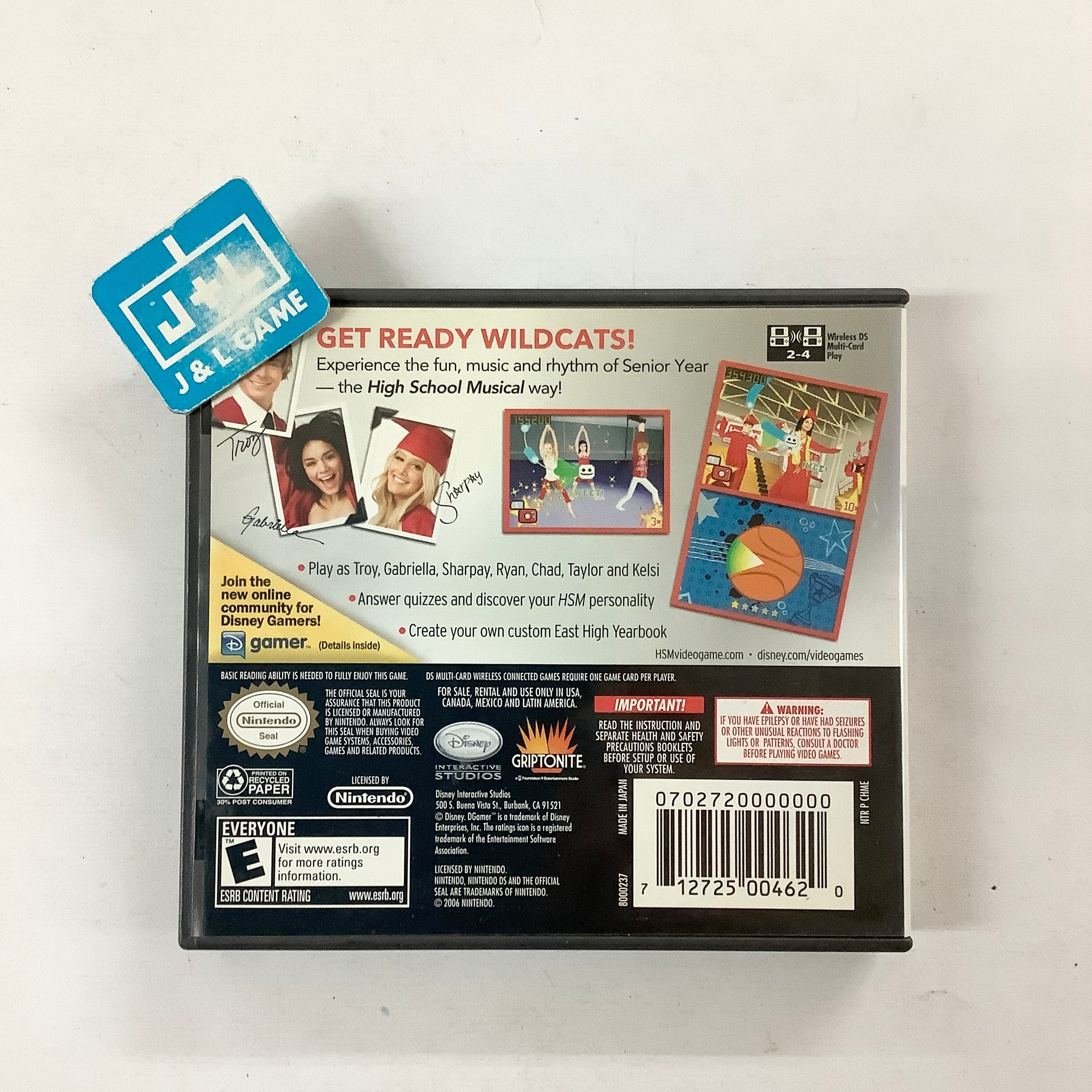 Disney High School Musical 3: Senior Year - (NDS) Nintendo DS [Pre-Owned] Video Games Disney Interactive Studios   