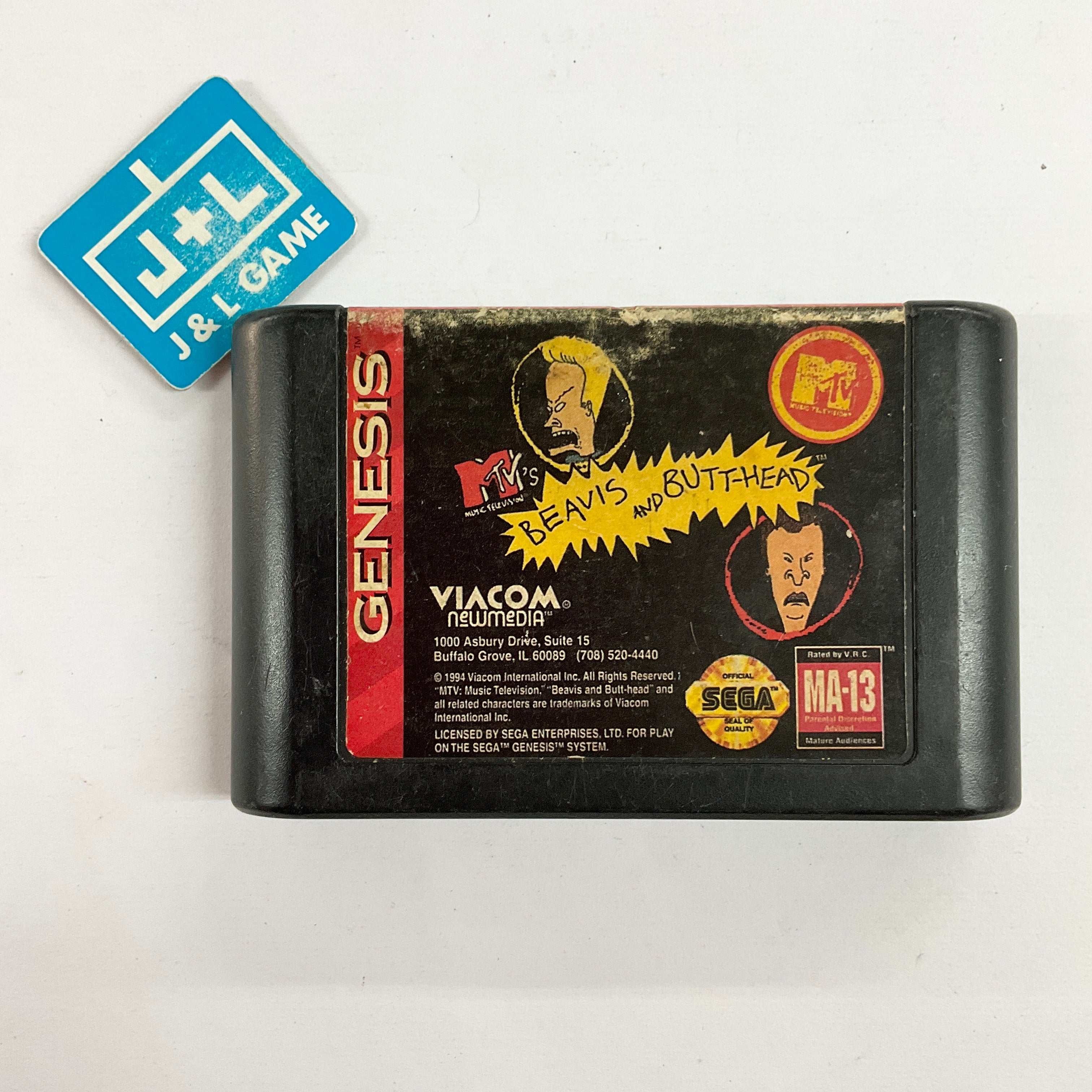 MTV's Beavis and Butt-head - (SG) SEGA Genesis [Pre-Owned] Video Games Viacom New Media   