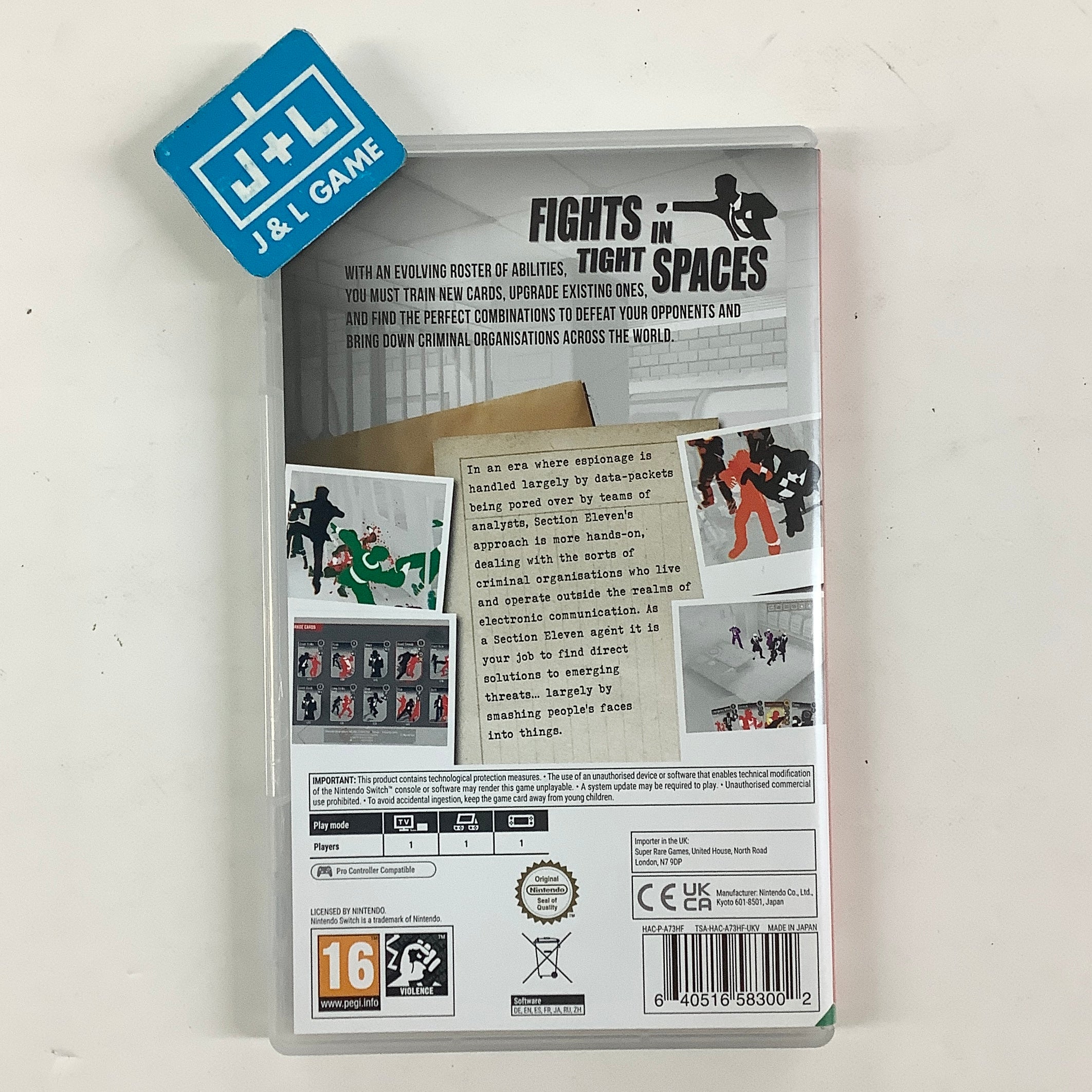 Fights in Tight Spaces - (NSW) Nintendo Switch [Pre-Owned] (European Import) Video Games Super Rare Games