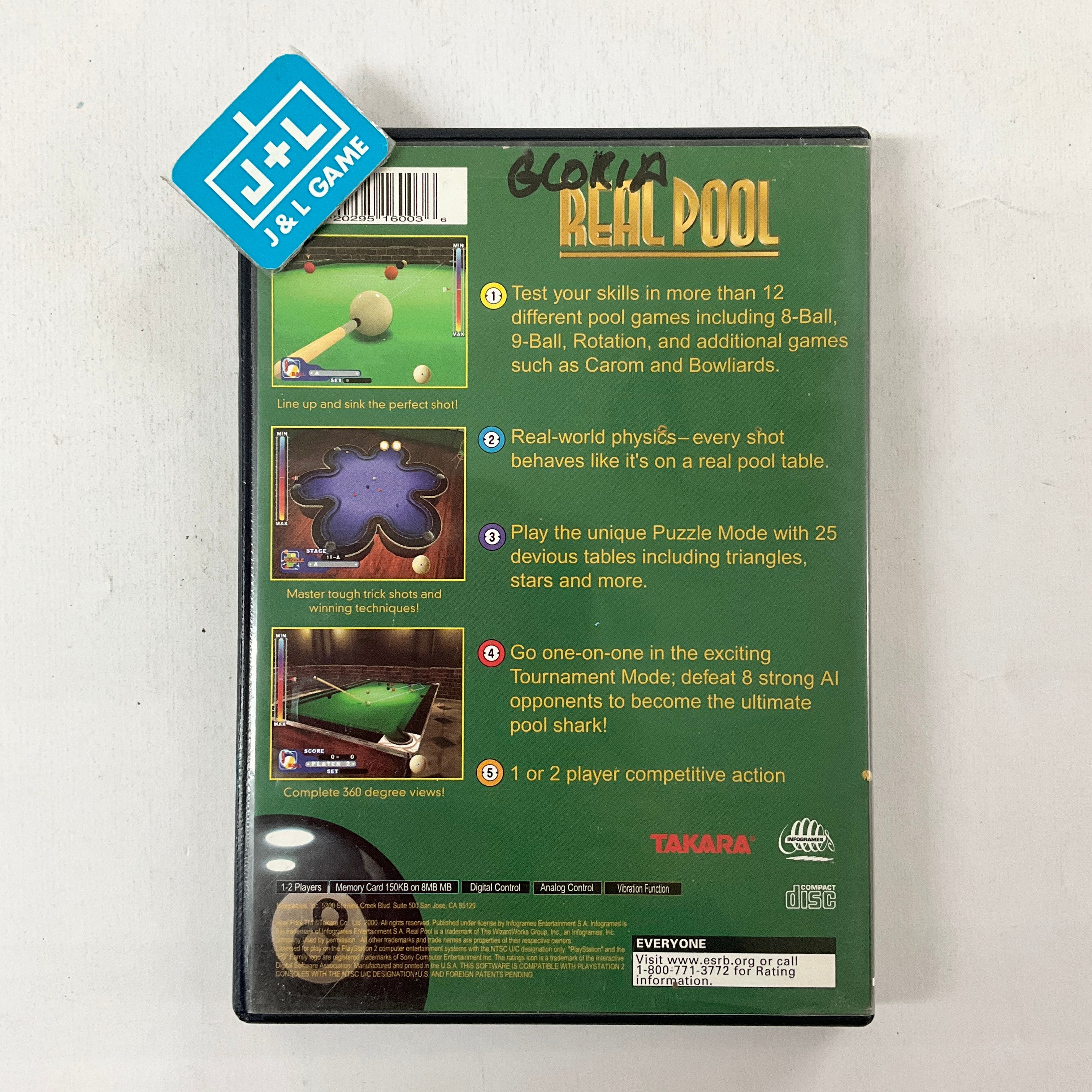 Real Pool - (PS2) PlayStation 2 [Pre-Owned] Video Games Infogrames