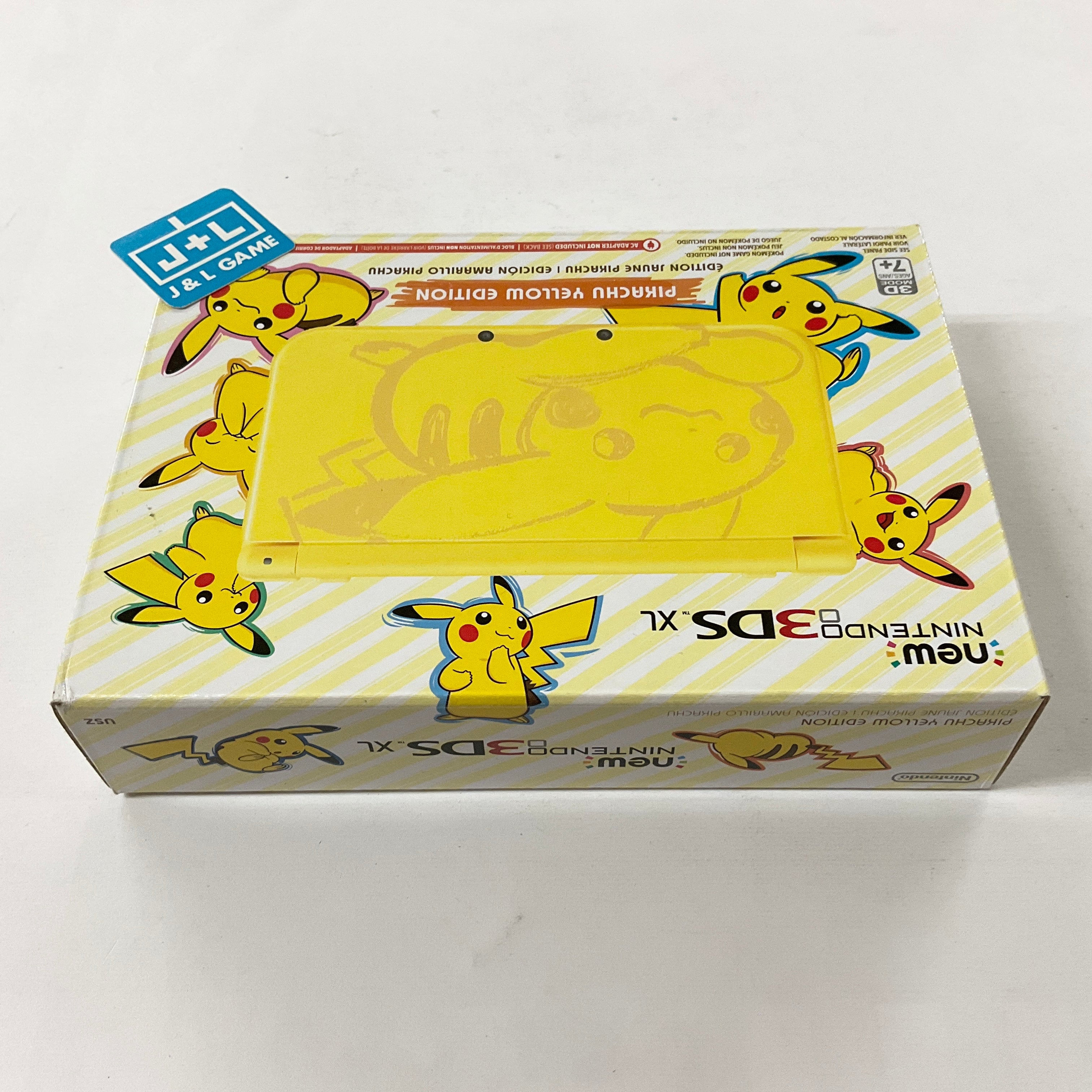 New Nintendo 3DS XL Console (Pikachu Yellow Edition) - Nintendo 3DS Consoles Nintendo   