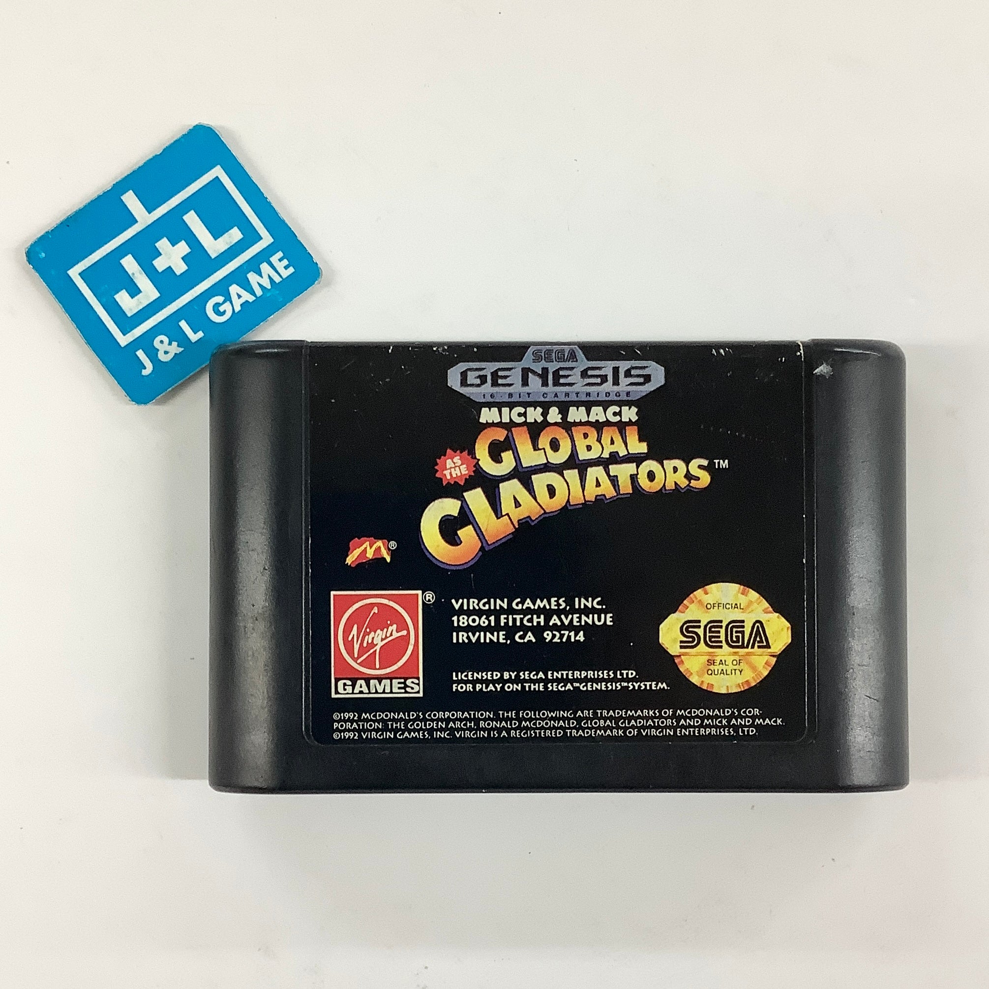 Mick & Mack as the Global Gladiators - SEGA Genesis [Pre-Owned] Video Games Virgin Interactive
