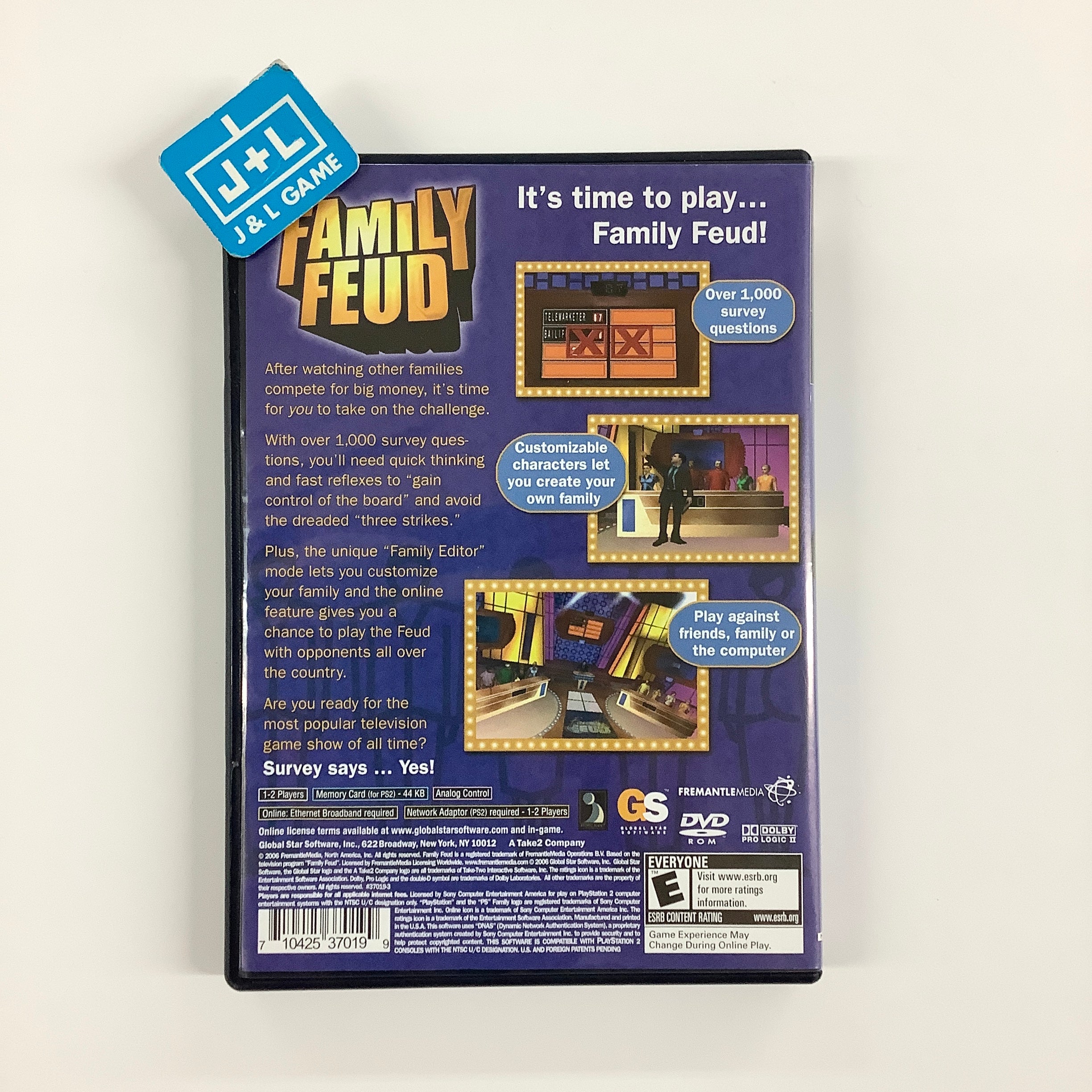 Family Feud - (PS2) PlayStation 2 [Pre-Owned] Video Games Global Star Software