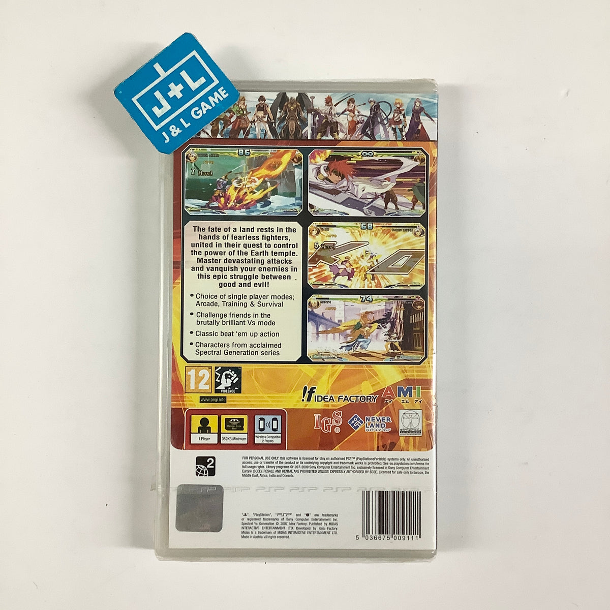 Spectral vs Generation - Sony PSP (European Import) Video Games Midas Interactive Entertainment