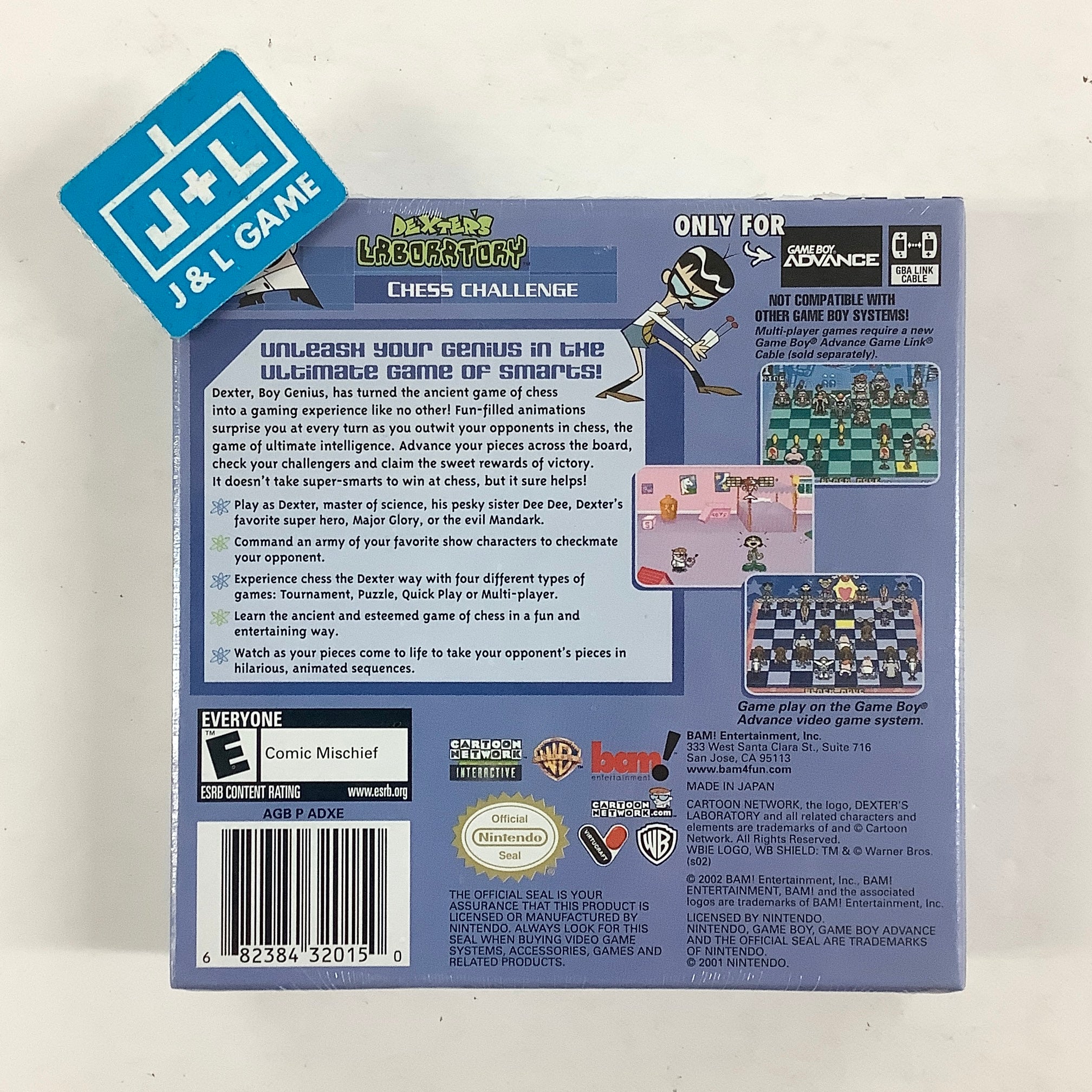 Dexter's Laboratory: Chess Challenge - (GBA) Game Boy Advance Video Games Bam Entertainment