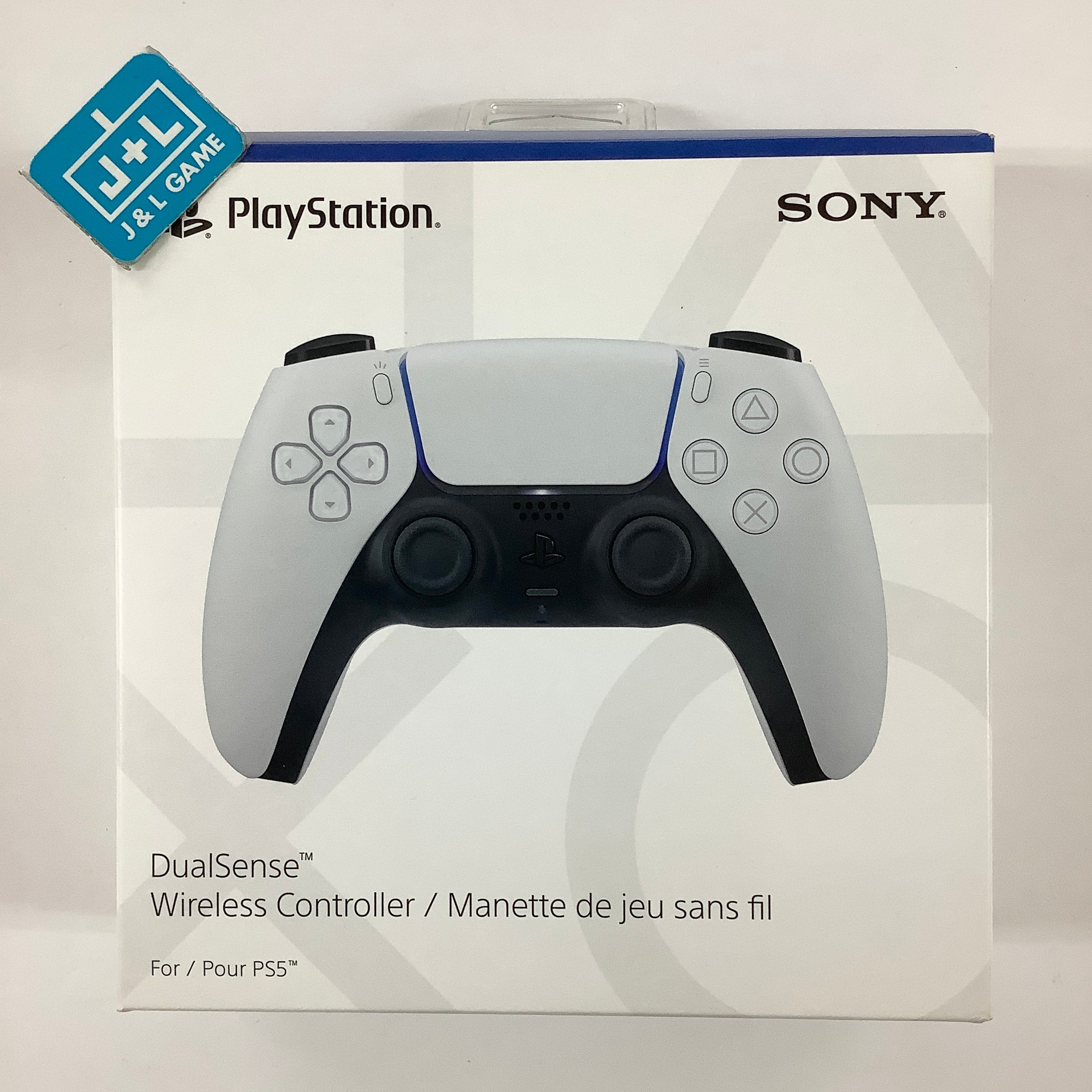 SONY PlayStation 5 DualSense Wireless Controller (White) - (PS5) PlayStation 5 (Canada Version)
