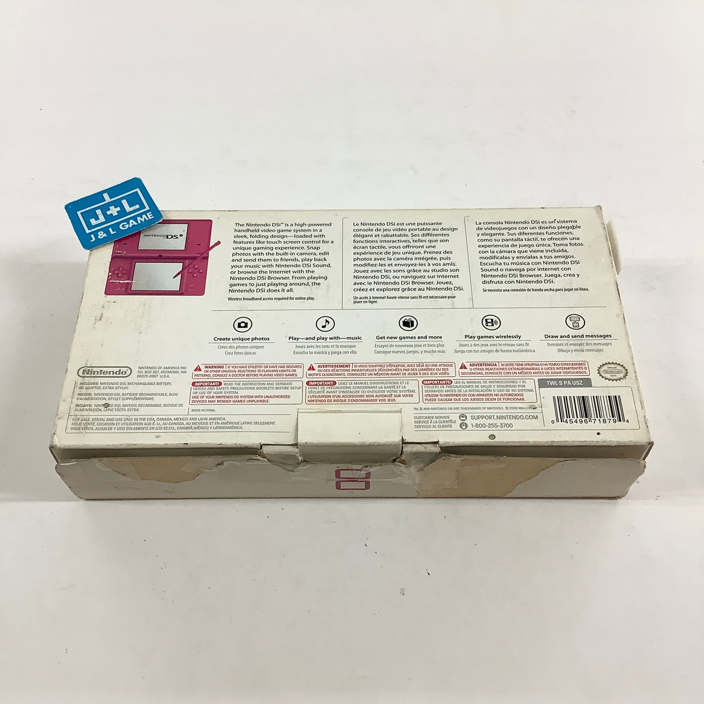 Nintendo DSi Console (Pink) - (NDS) Nintendo DS (Pre-Owned) Consoles Nintendo