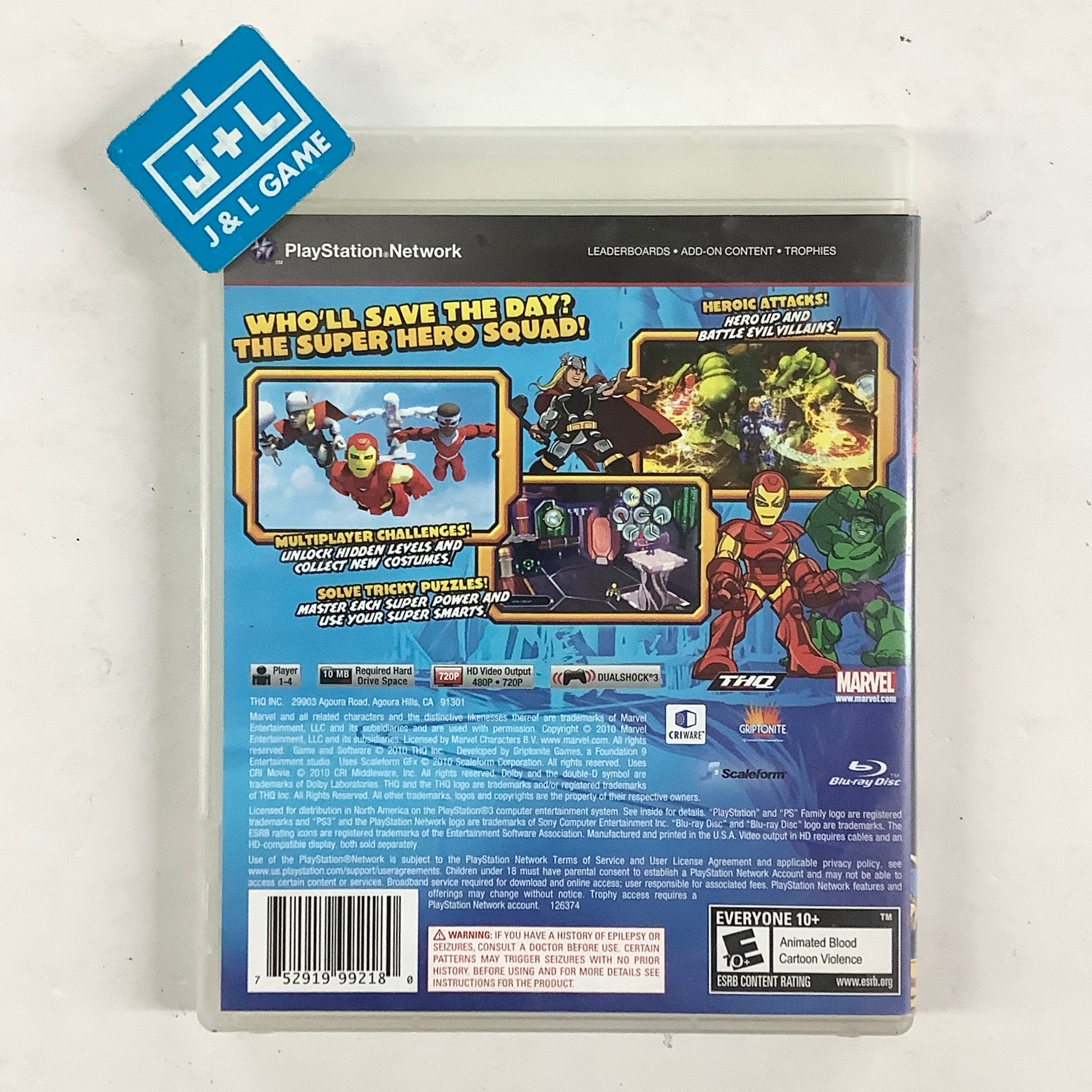 Marvel Super Hero Squad: The Infinity Gauntlet - (PS3) PlayStation 3 [Pre-Owned] Video Games THQ