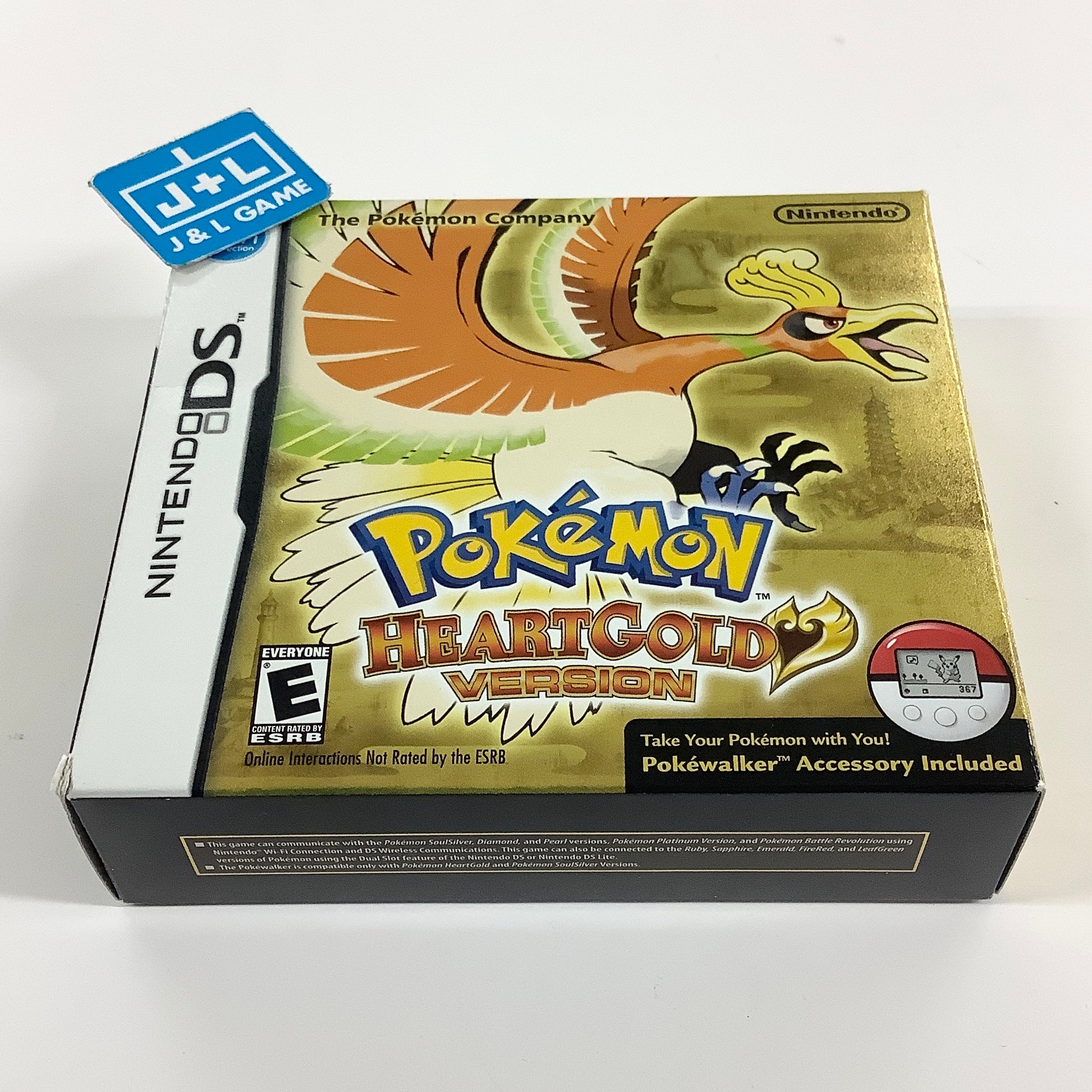 Pokemon HeartGold Version (w/ Pokewalker) - (NDS) Nintendo DS [Pre-Owned]