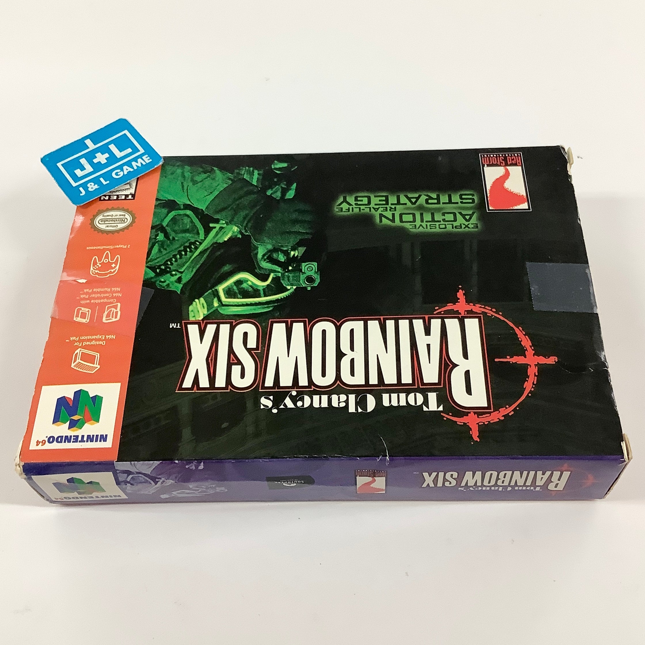 Tom Clancy's Rainbow Six (Black) - (N64) Nintendo 64 [Pre-Owned] Video Games Red Storm Entertainment