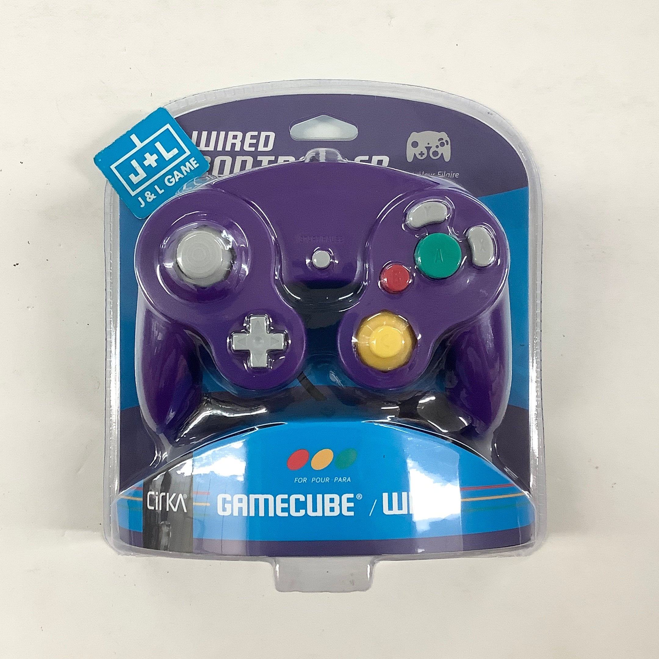 CirKa GameCube/Wii Wired Controller (Purple/Black) - (GC) GameCube