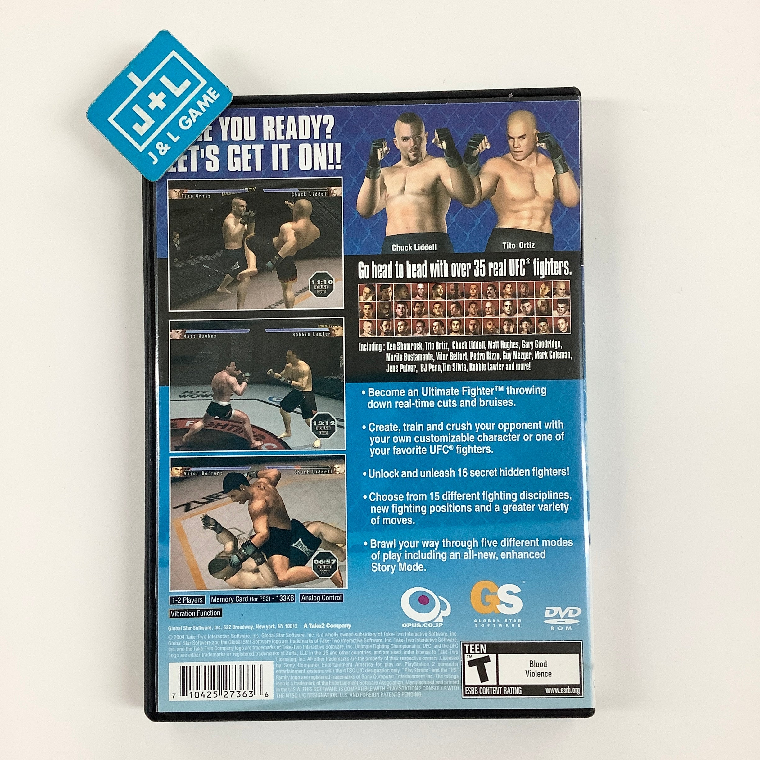 UFC: Sudden Impact - (PS2) PlayStation 2 [Pre-Owned] Video Games Global Star Software