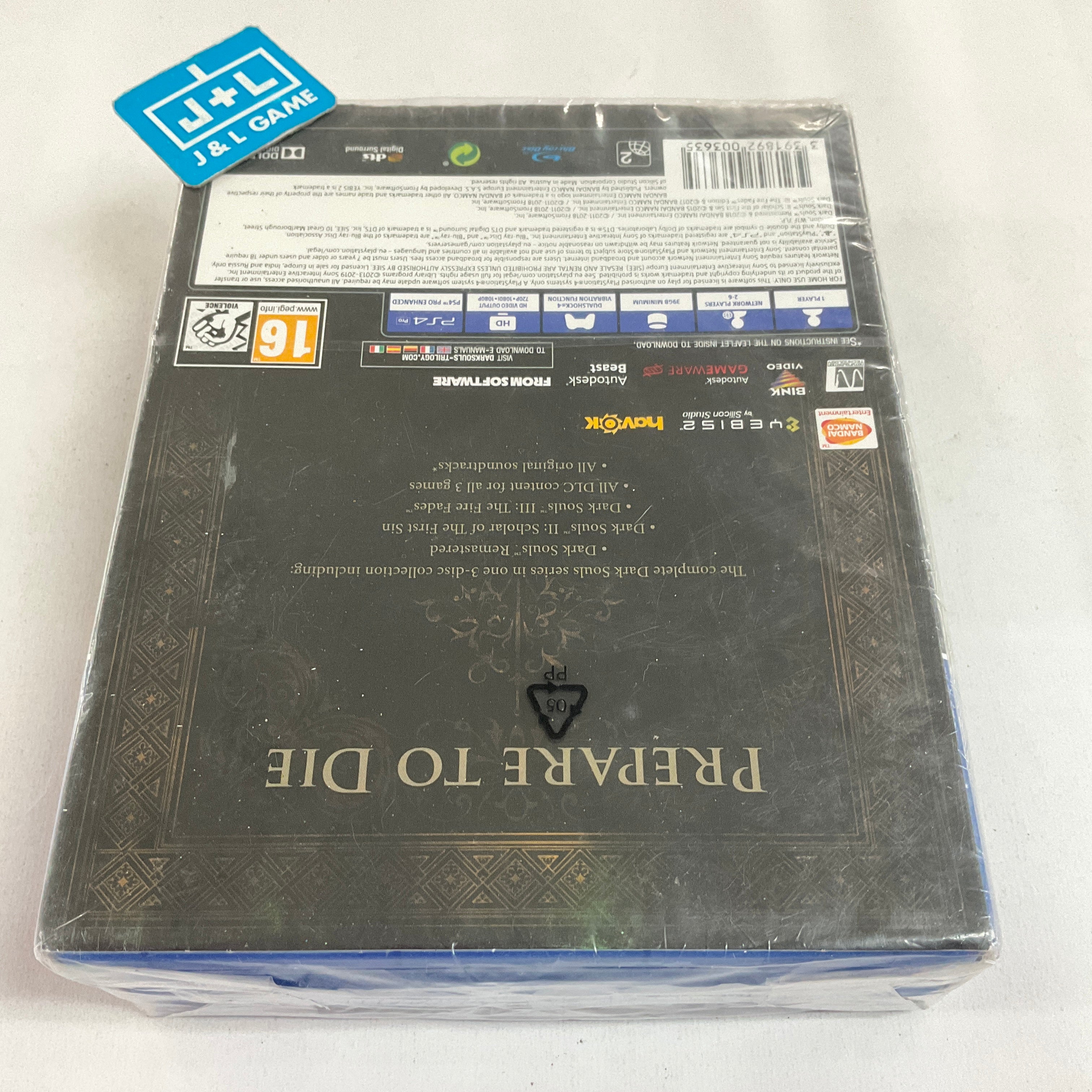 Dark Souls Trilogy - (PS4) PlayStation 4 (European Import) Video Games BANDAI NAMCO Entertainment