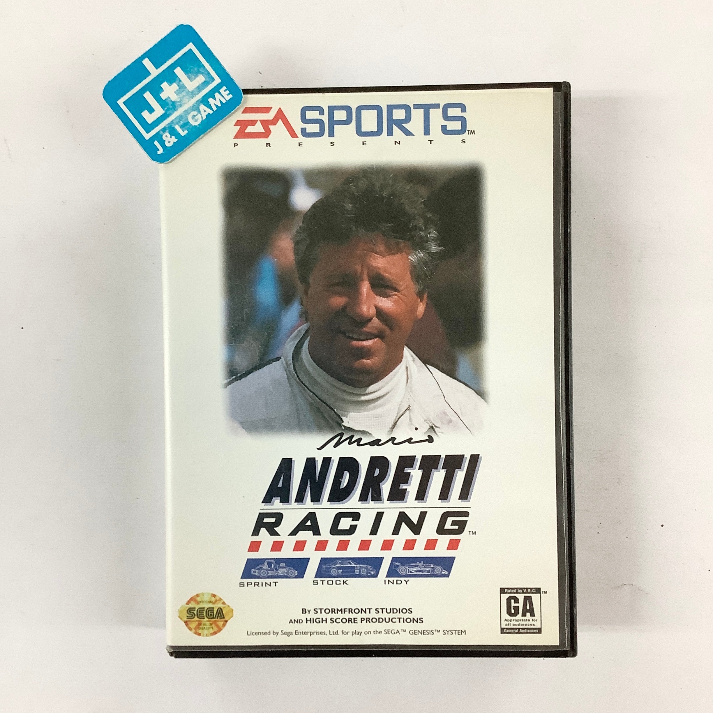 Mario Andretti Racing - (SG) SEGA Genesis [Pre-Owned] Video Games EA Sports   