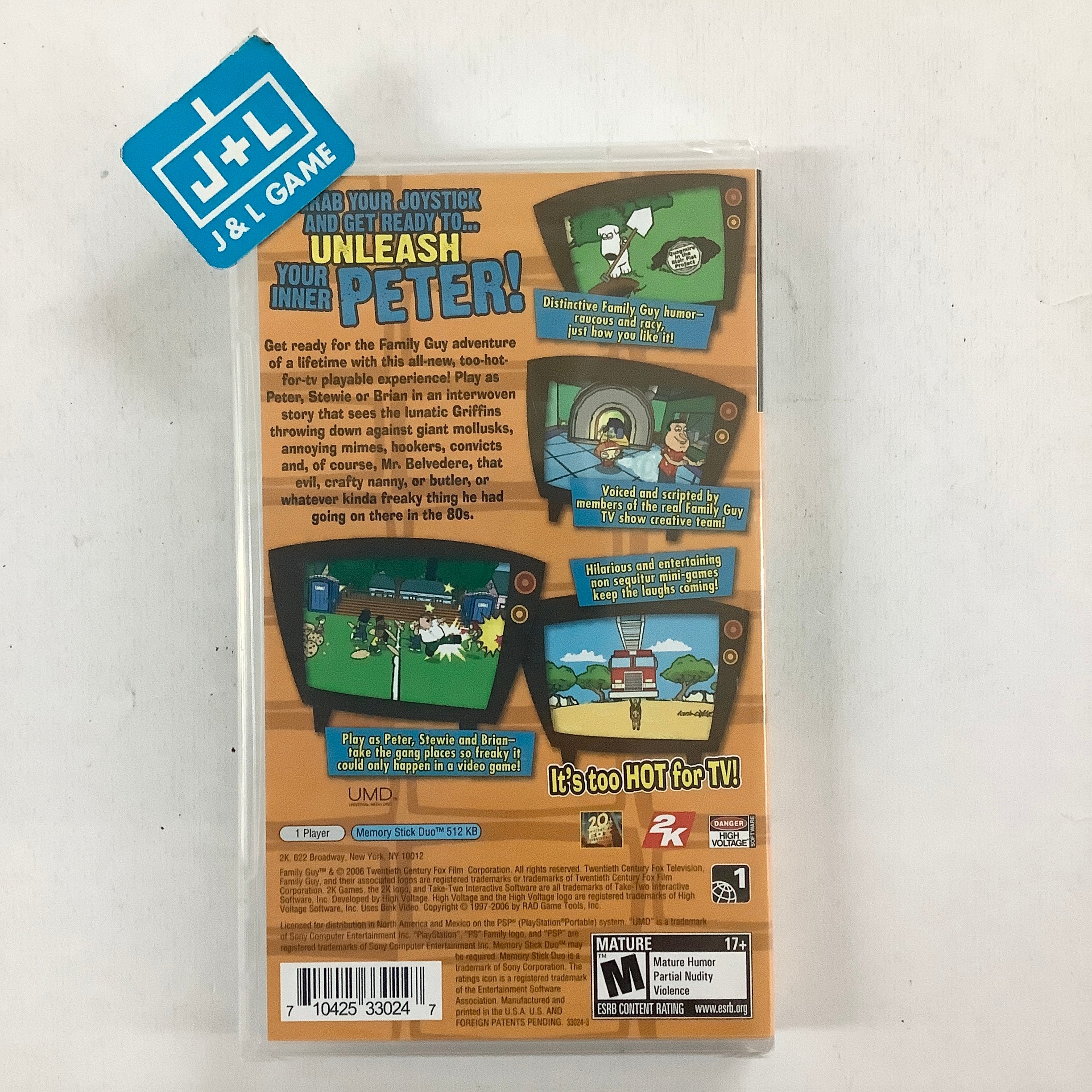 Family Guy - Sony PSP Video Games 2K Games