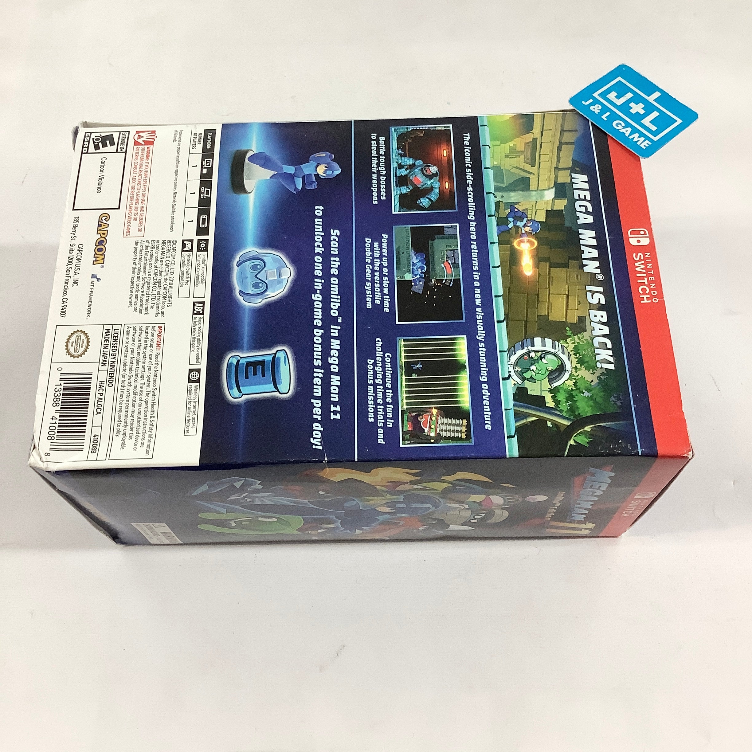 Mega Man 11 Amiibo Edition - (NSW) Nintendo Switch Video Games Capcom