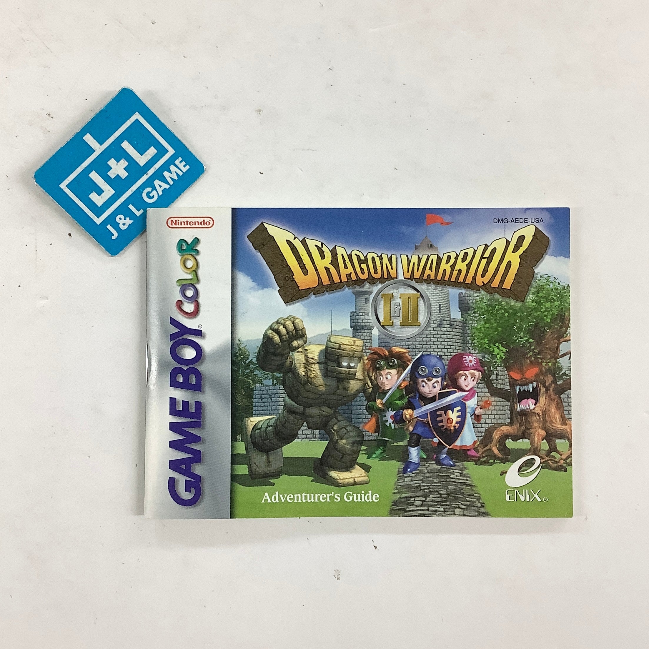 Dragon Warrior I & II - (GBC) Game Boy Color [Pre-Owned] Video Games Enix Corporation