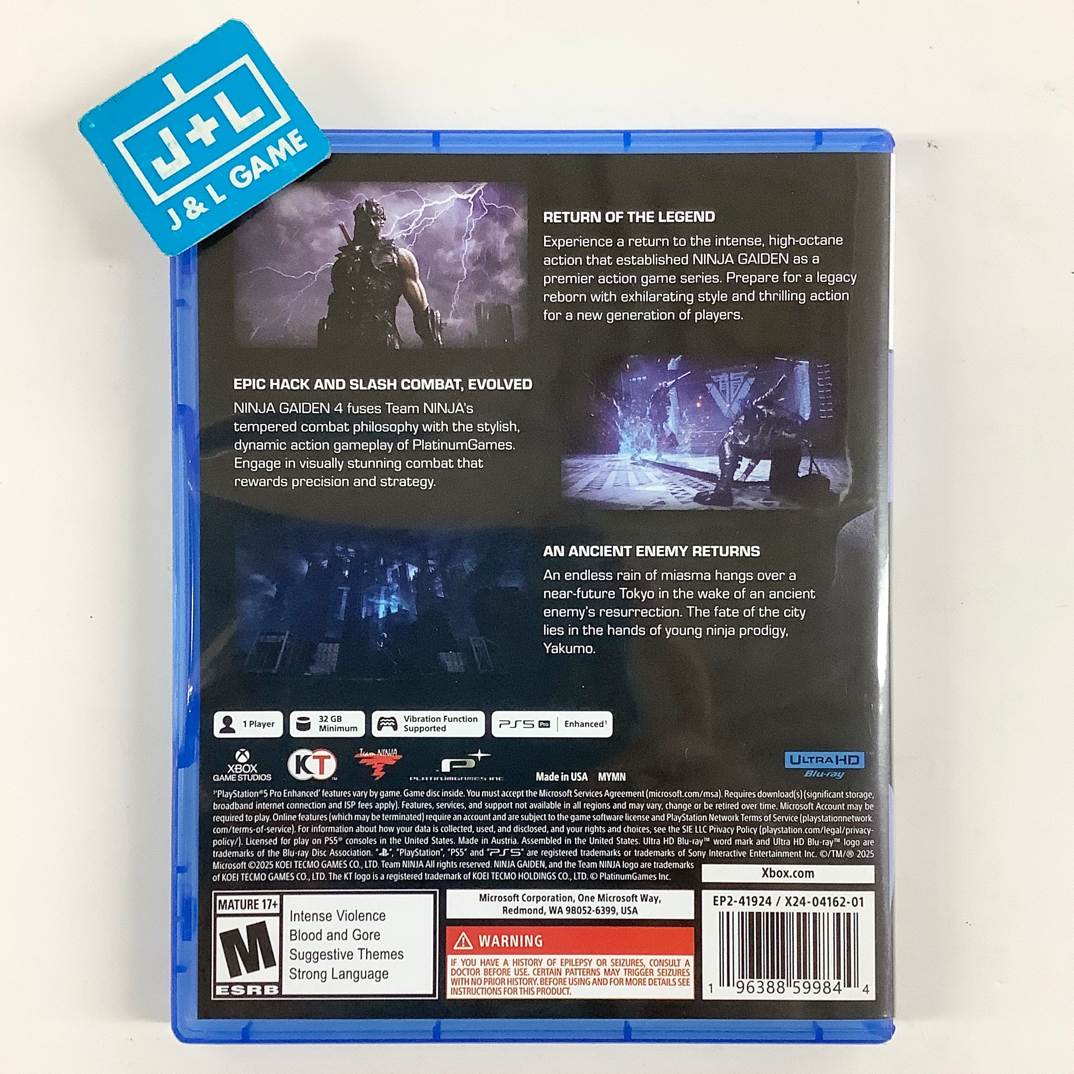 Ninja Gaiden 4 - (PS5) PlayStation 5 [Pre-Owned]