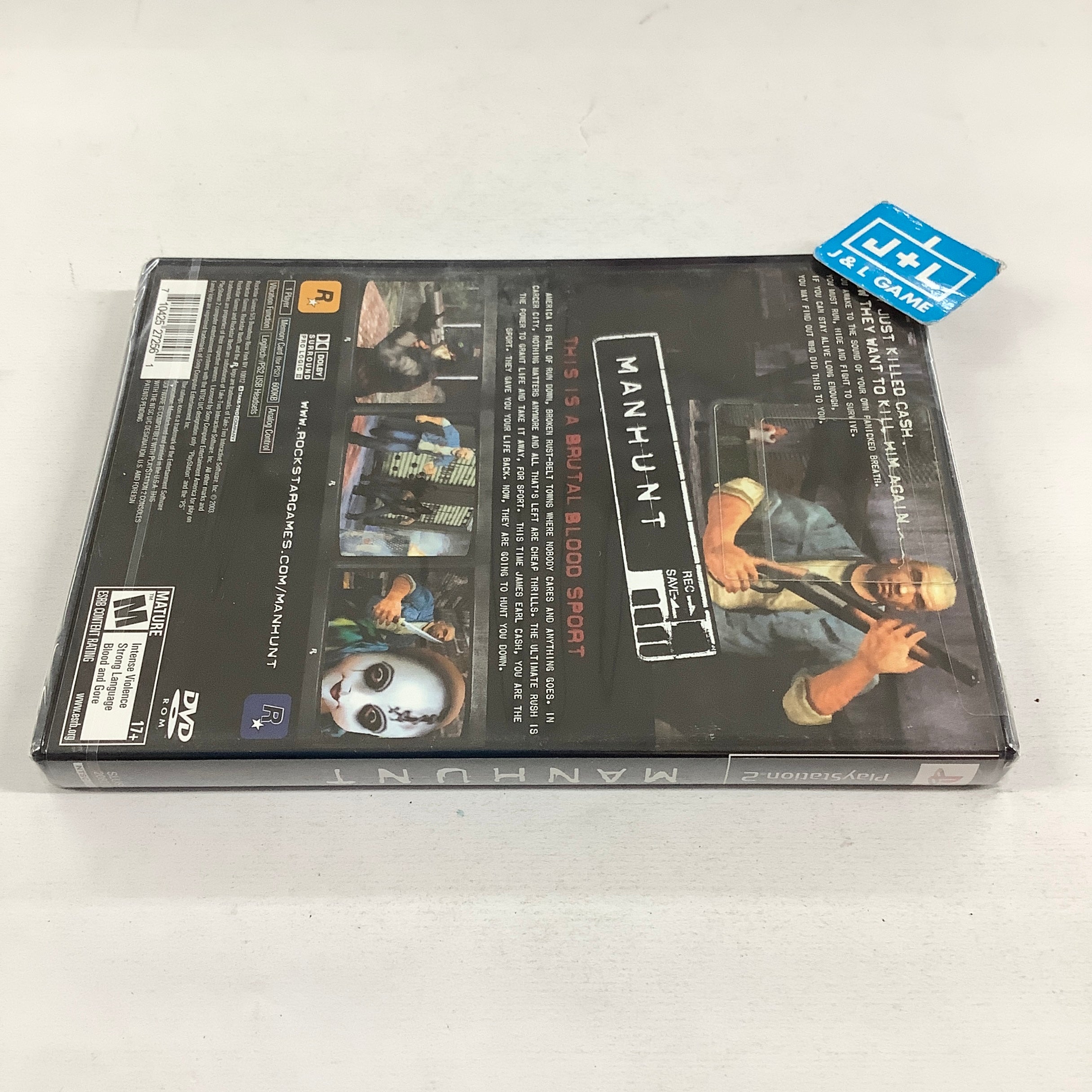 Manhunt - (PS2) PlayStation 2 Video Games Rockstar Games