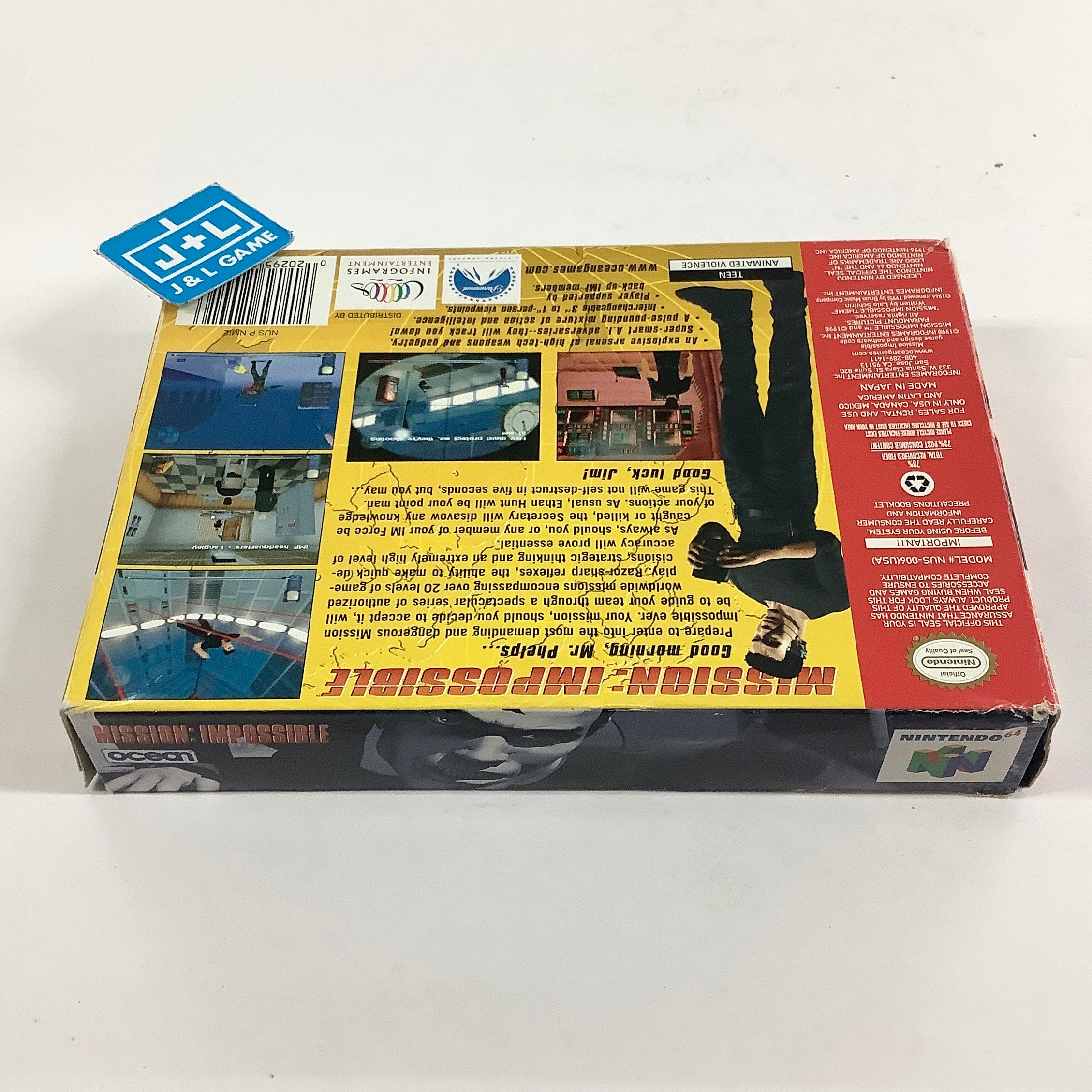 Mission: Impossible - (N64) Nintendo 64 [Pre-Owned] Video Games Ocean
