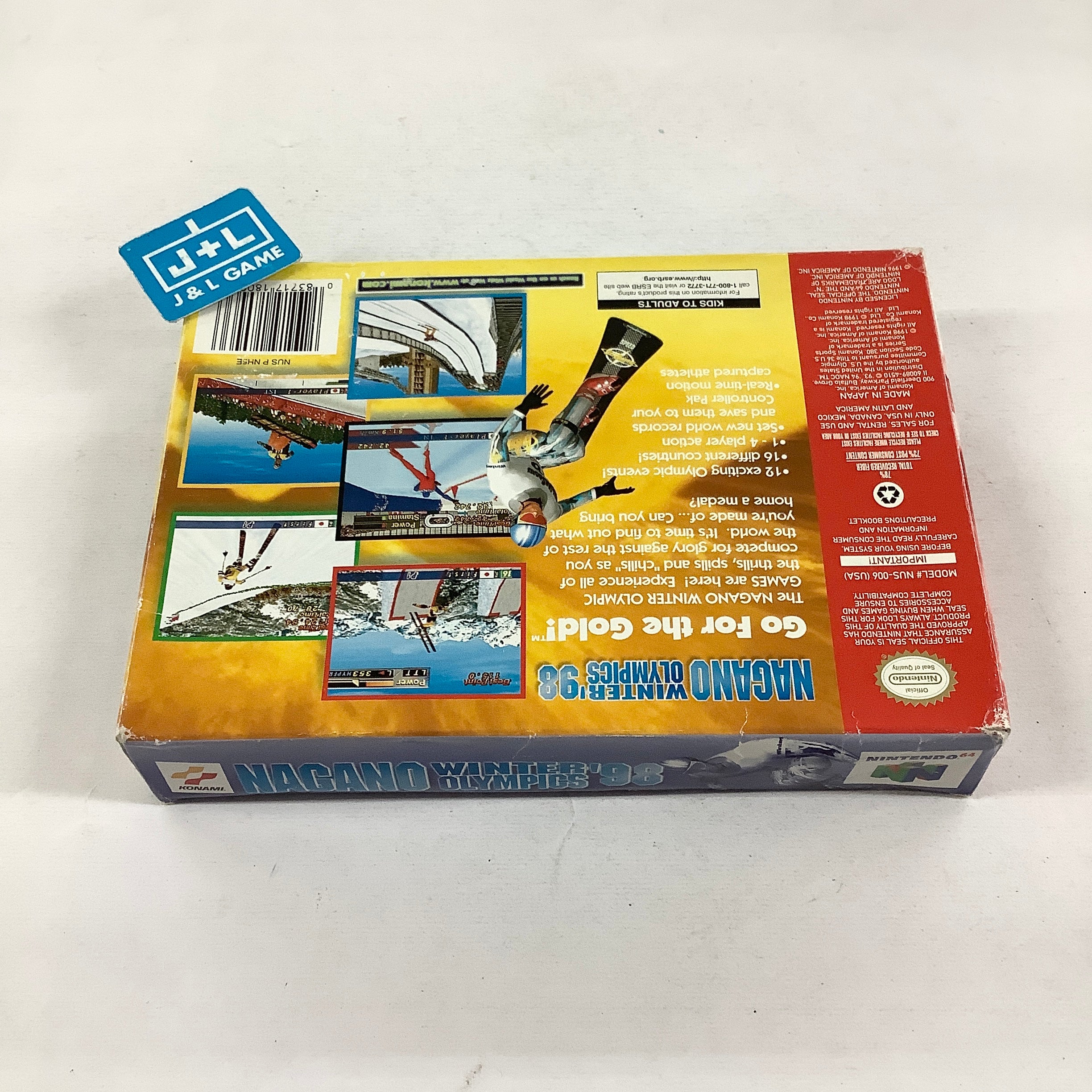 Nagano Winter Olympics '98 - (N64) Nintendo 64 [Pre-Owned] Video Games Konami