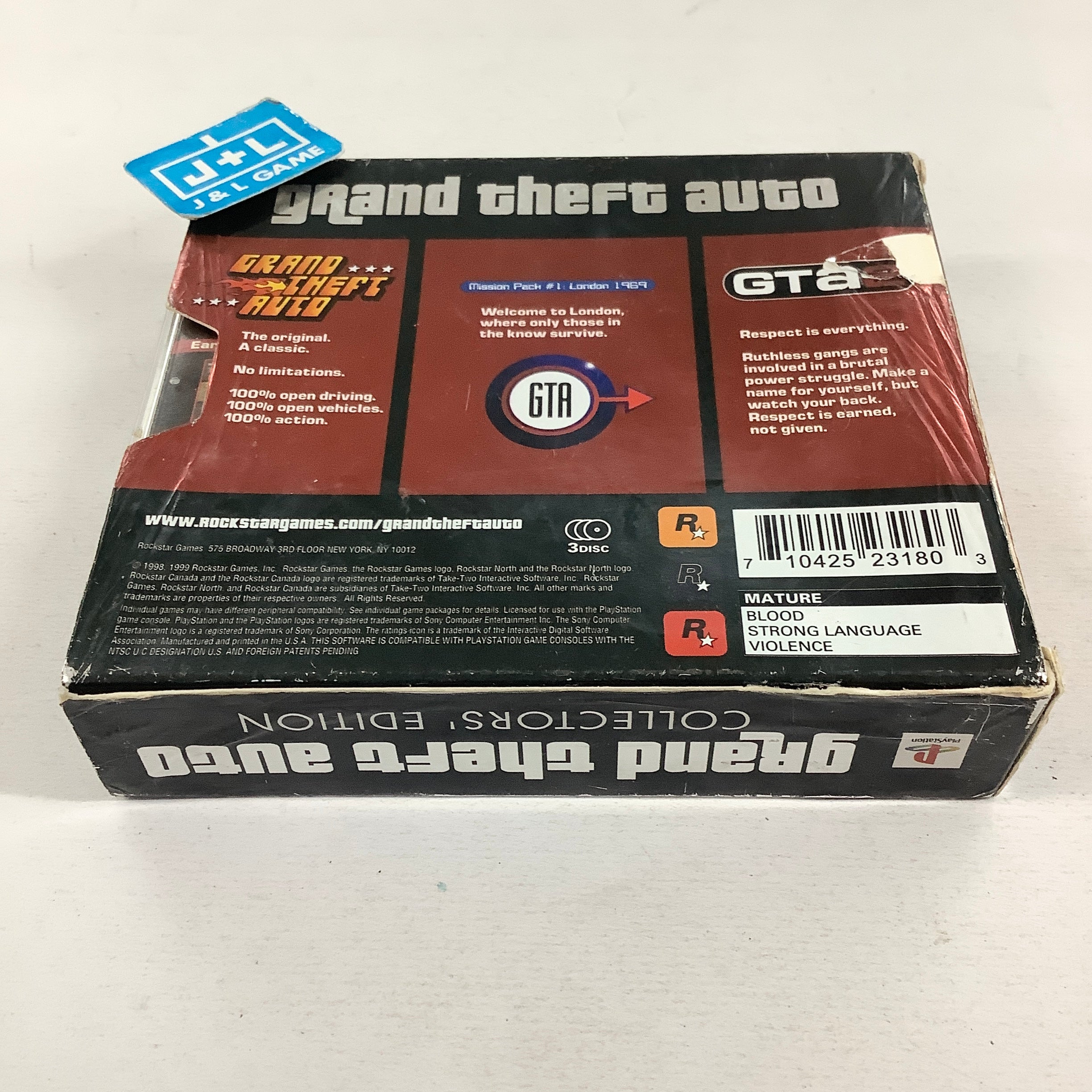 Grand Theft Auto: Collector's Edition - (PS1) PlayStation 1 [Pre-Owned] Rockstar Games