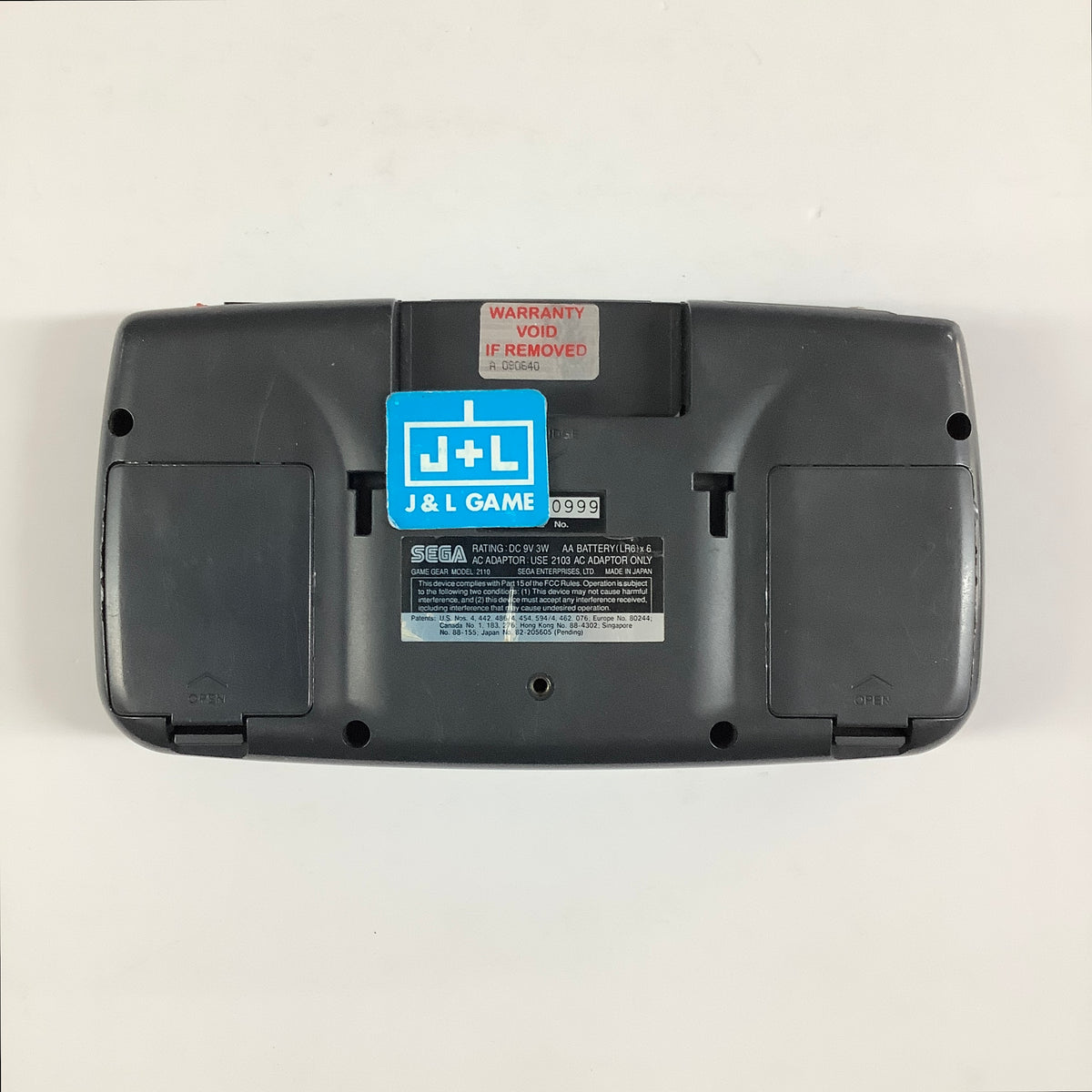 Sega Game Gear Portable Video Game System (Black) - (SGG) SEGA GameGear [Pre-Owned]
