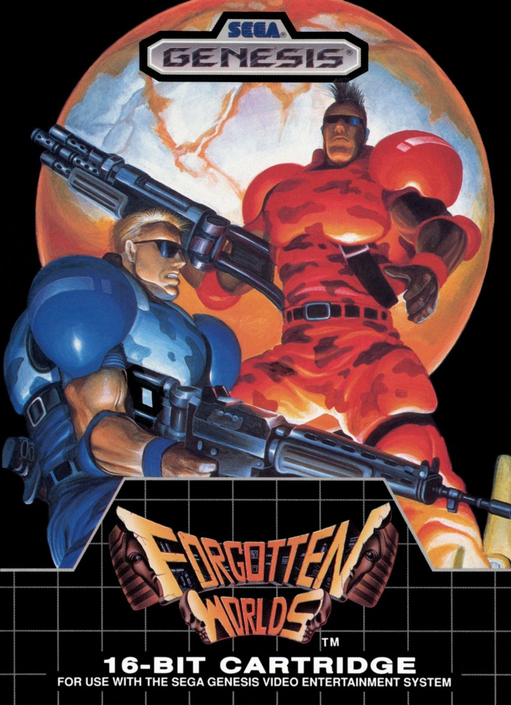 Forgotten Worlds - (SG) Sega Genesis [Pre-Owned] Video Games Sega   