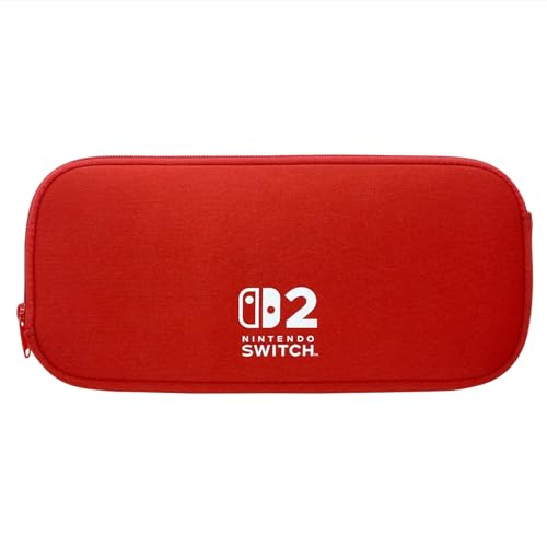 iRex Nintendo Switch 2 Soft Pouch Carrying Case (Red) - (NS2