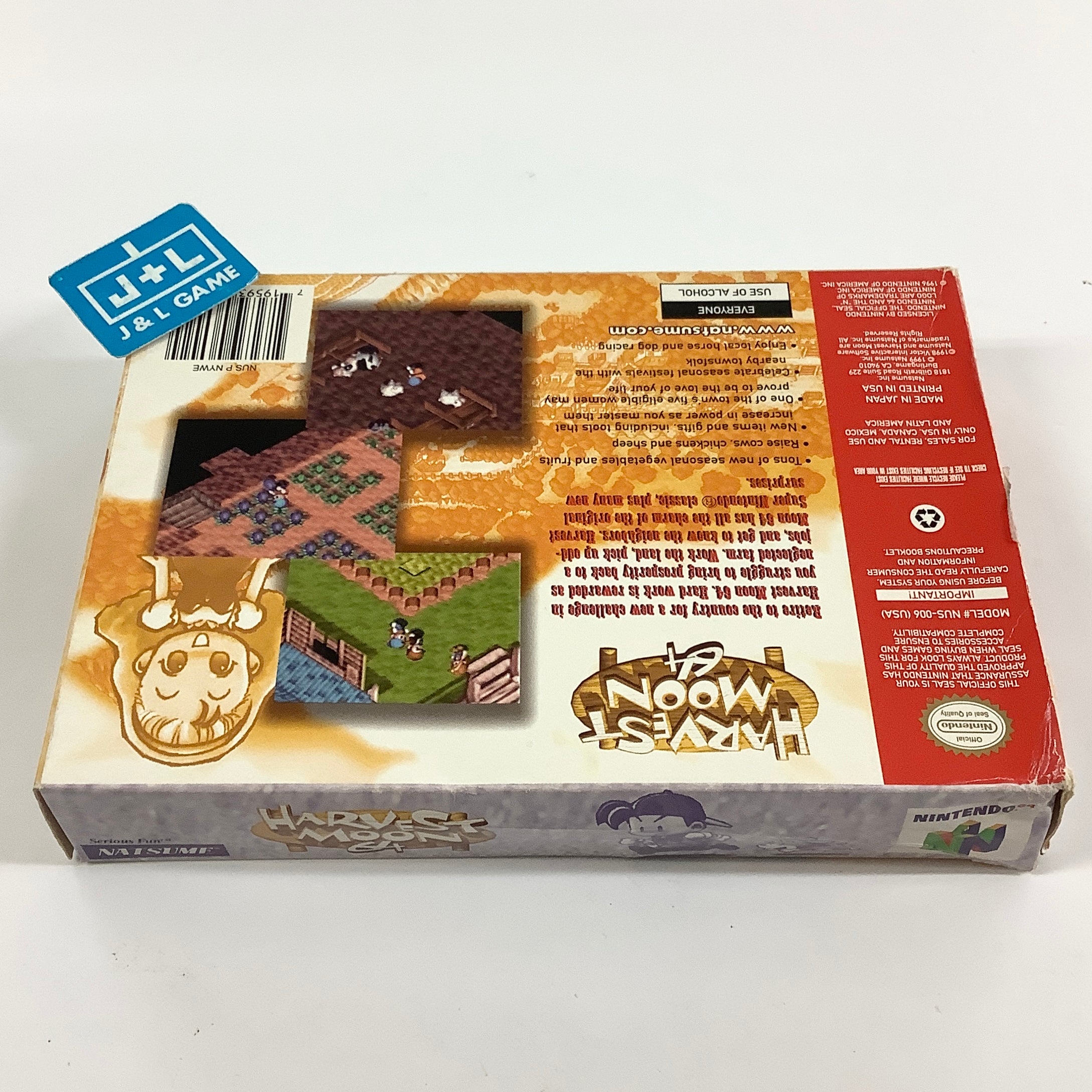 Harvest Moon 64 - (N64) Nintendo 64 [Pre-Owned] Video Games Natsume