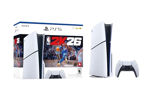 SONY PlayStation 5 Console Slim Disc Edition 1 TB (NBA 2K25 Bundle) (Model CFI-2115) - (PS5) PlayStation 5 CONSOLE PlayStation