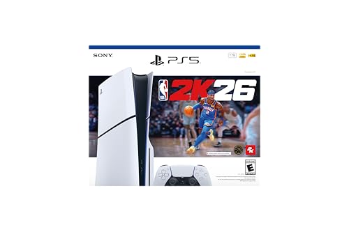 SONY PlayStation 5 Console Slim Disc Edition 1 TB (NBA 2K25 Bundle) (Model CFI-2115) - (PS5) PlayStation 5 CONSOLE PlayStation