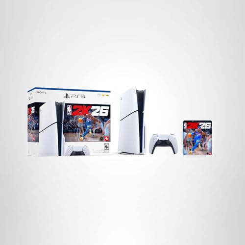SONY PlayStation 5 Console Slim Disc Edition 1 TB (NBA 2K25 Bundle) (Model CFI-2115) - (PS5) PlayStation 5 CONSOLE PlayStation