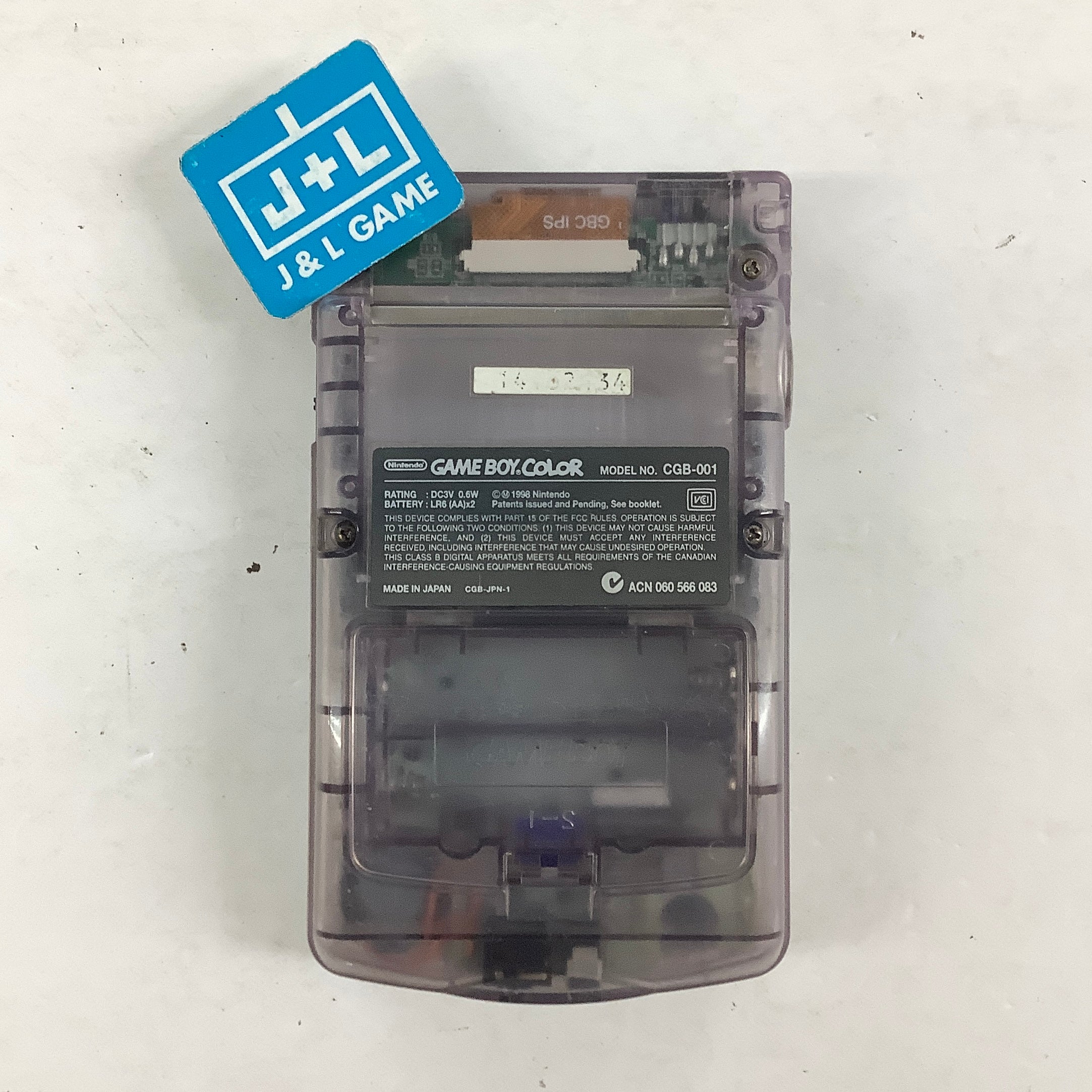 Nintendo Game Boy Color Console (Atomic Purple With Backlight) - (GBC) Game Boy Color [Pre-Owned] Consoles Nintendo