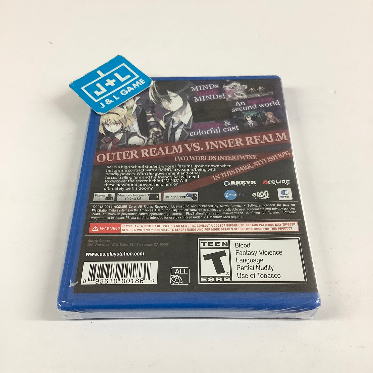 Mind Zero - (PSV) PlayStation Vita Video Games Aksys Games