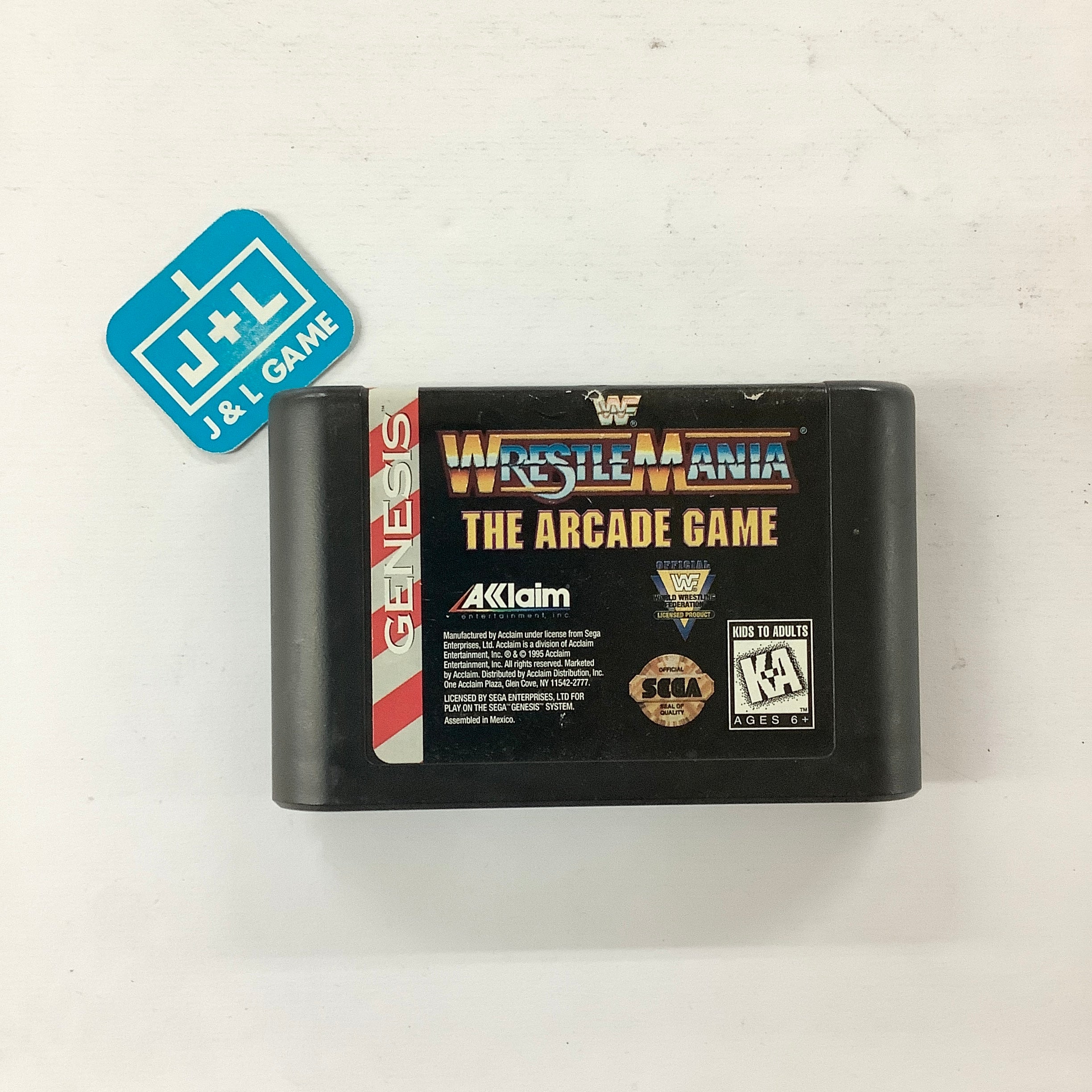 WWF WrestleMania: The Arcade Game - (SG) SEGA Genesis [Pre-Owned] Video Games Acclaim   