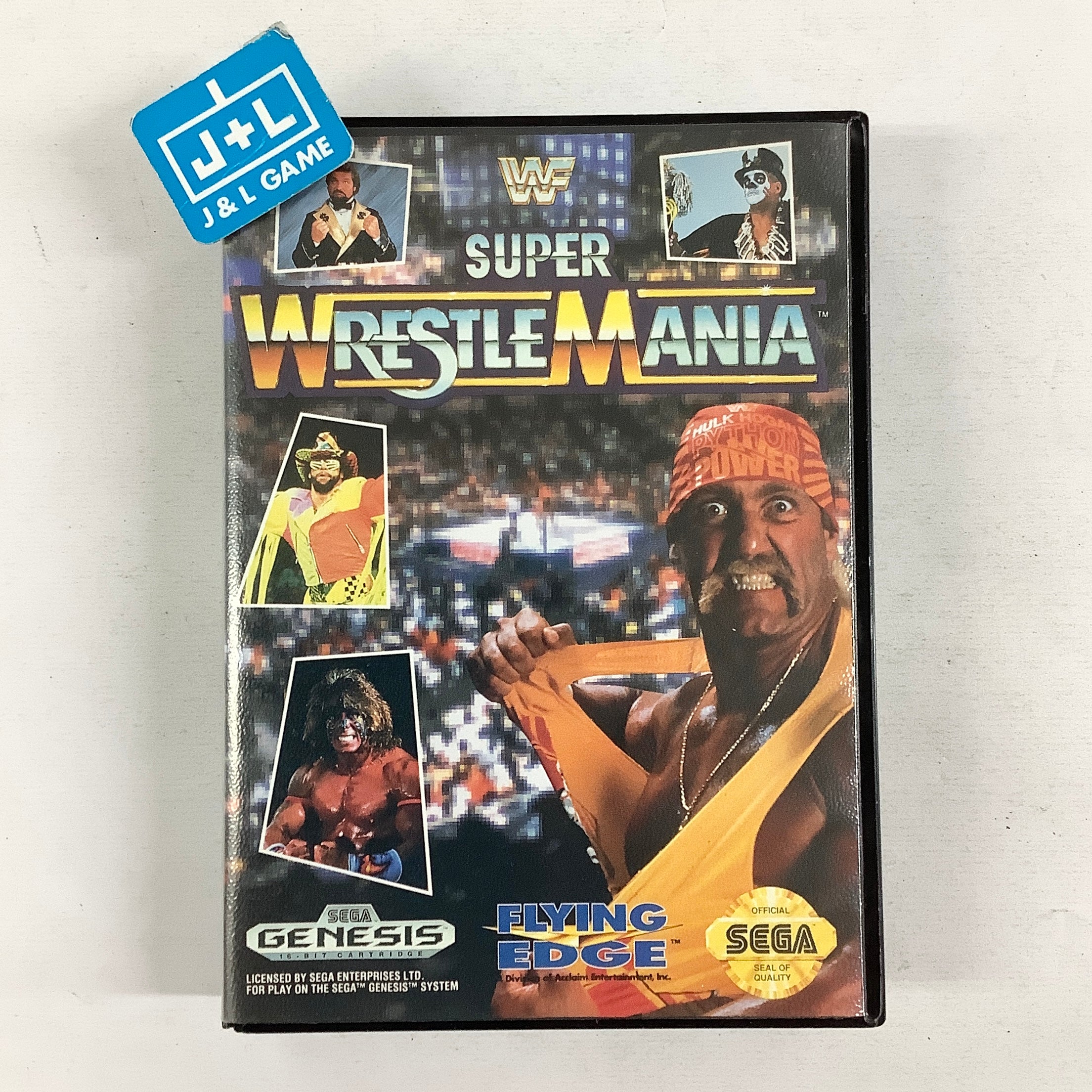 WWF Super WrestleMania - (SG) SEGA Genesis [Pre-Owned] Video Games Flying Edge